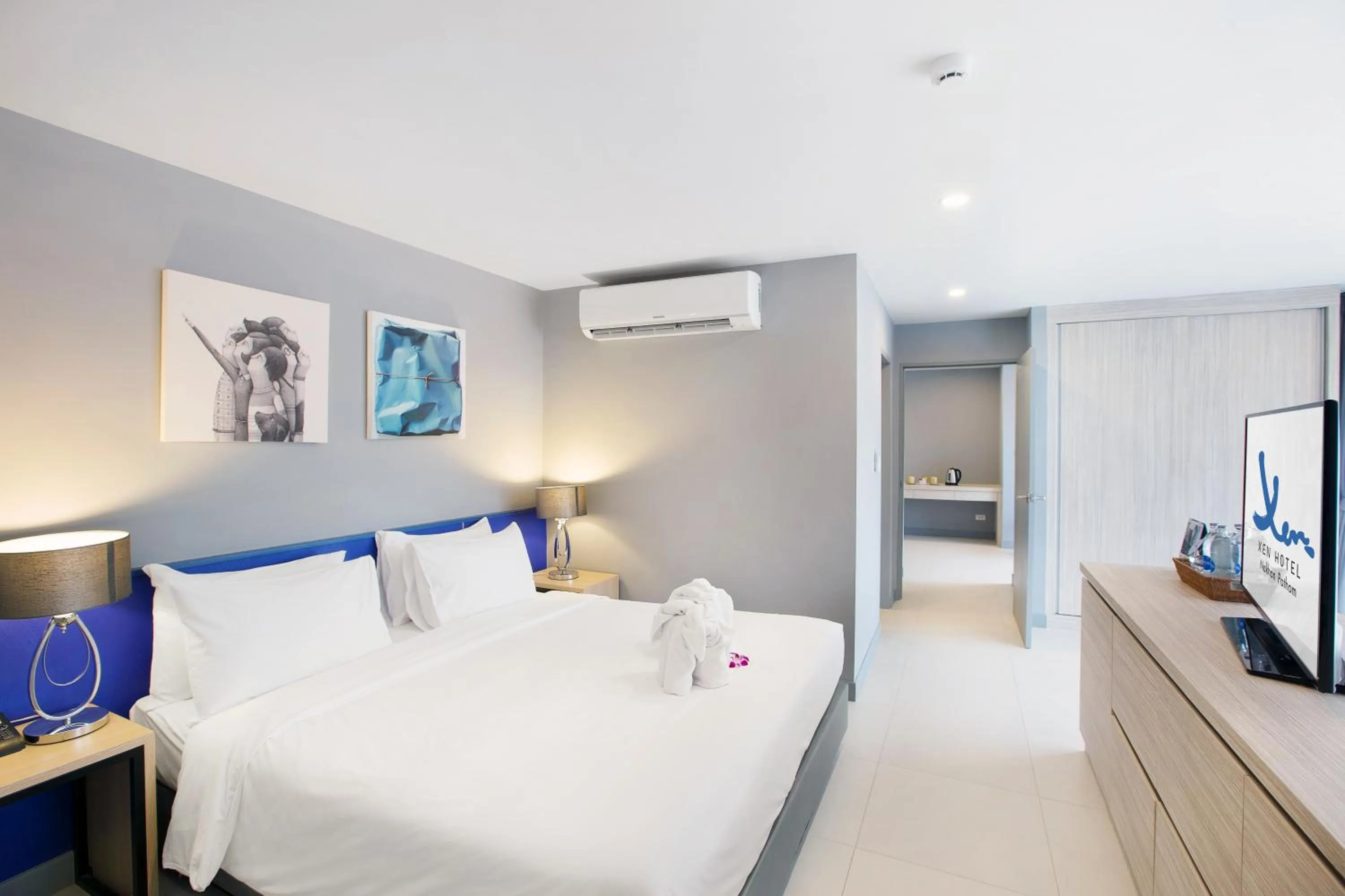 Bed in Xen Hotel Nakhon Pathom - SHA PLUS