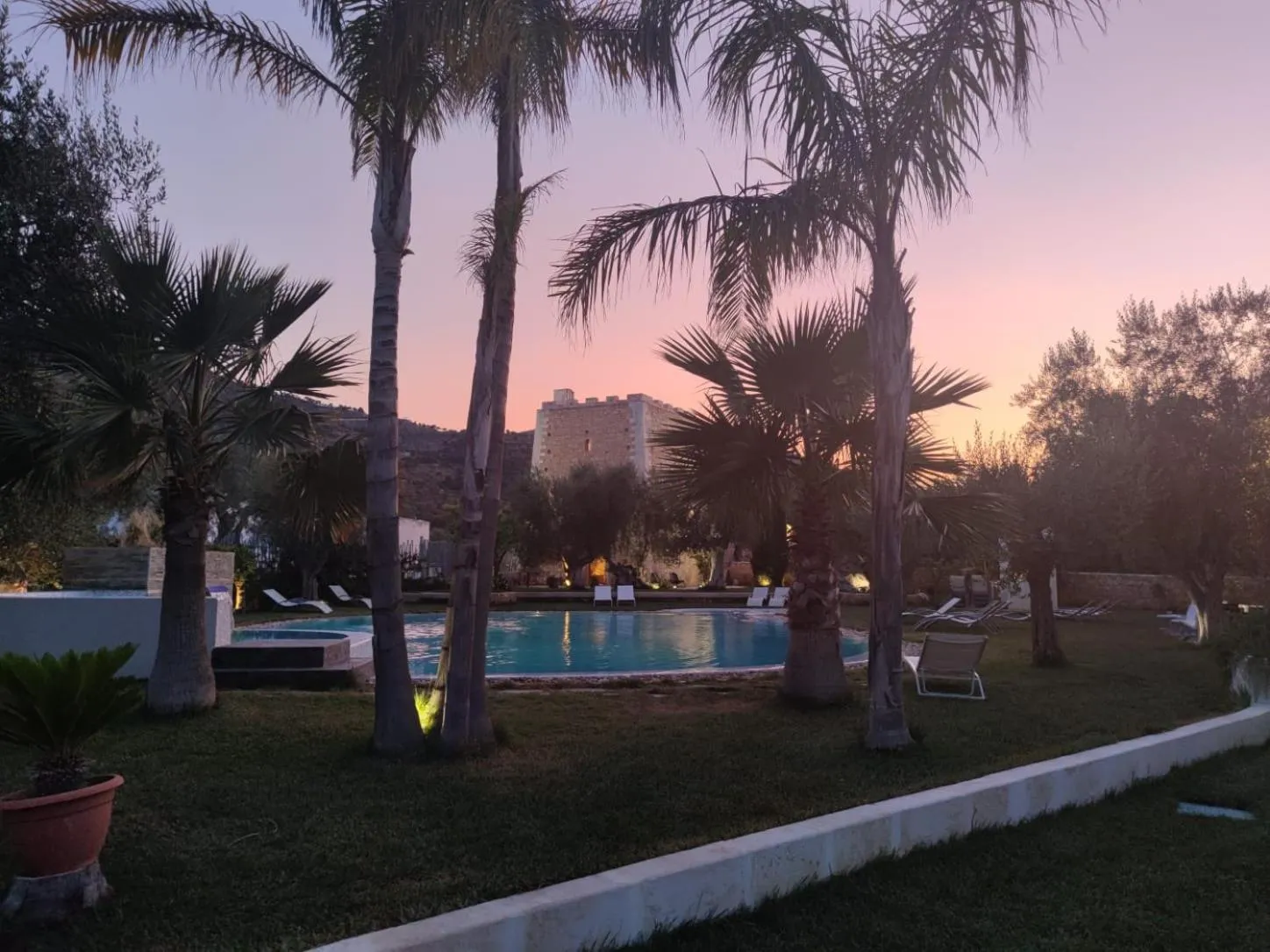 Swimming pool in Hotel Torre Santamaria Resort