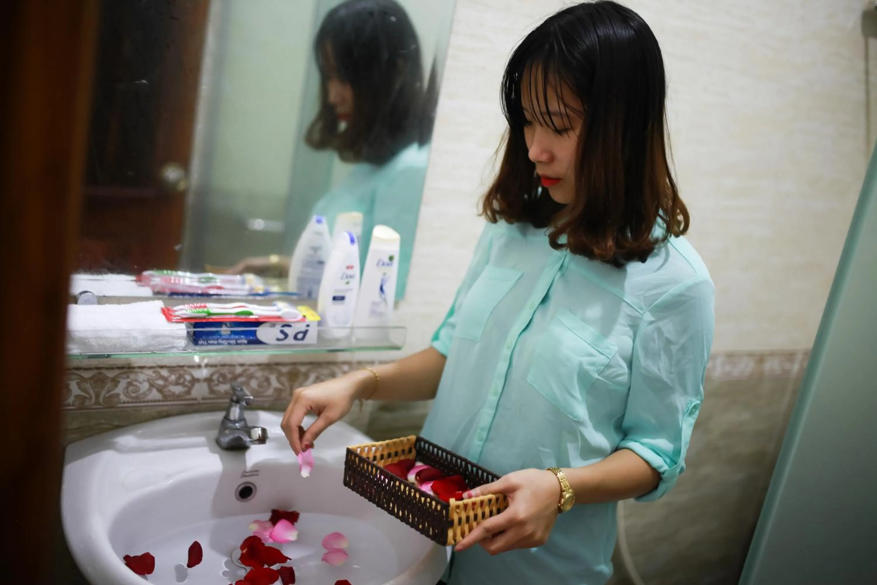 Staff in Lum Dong Tien Hotel