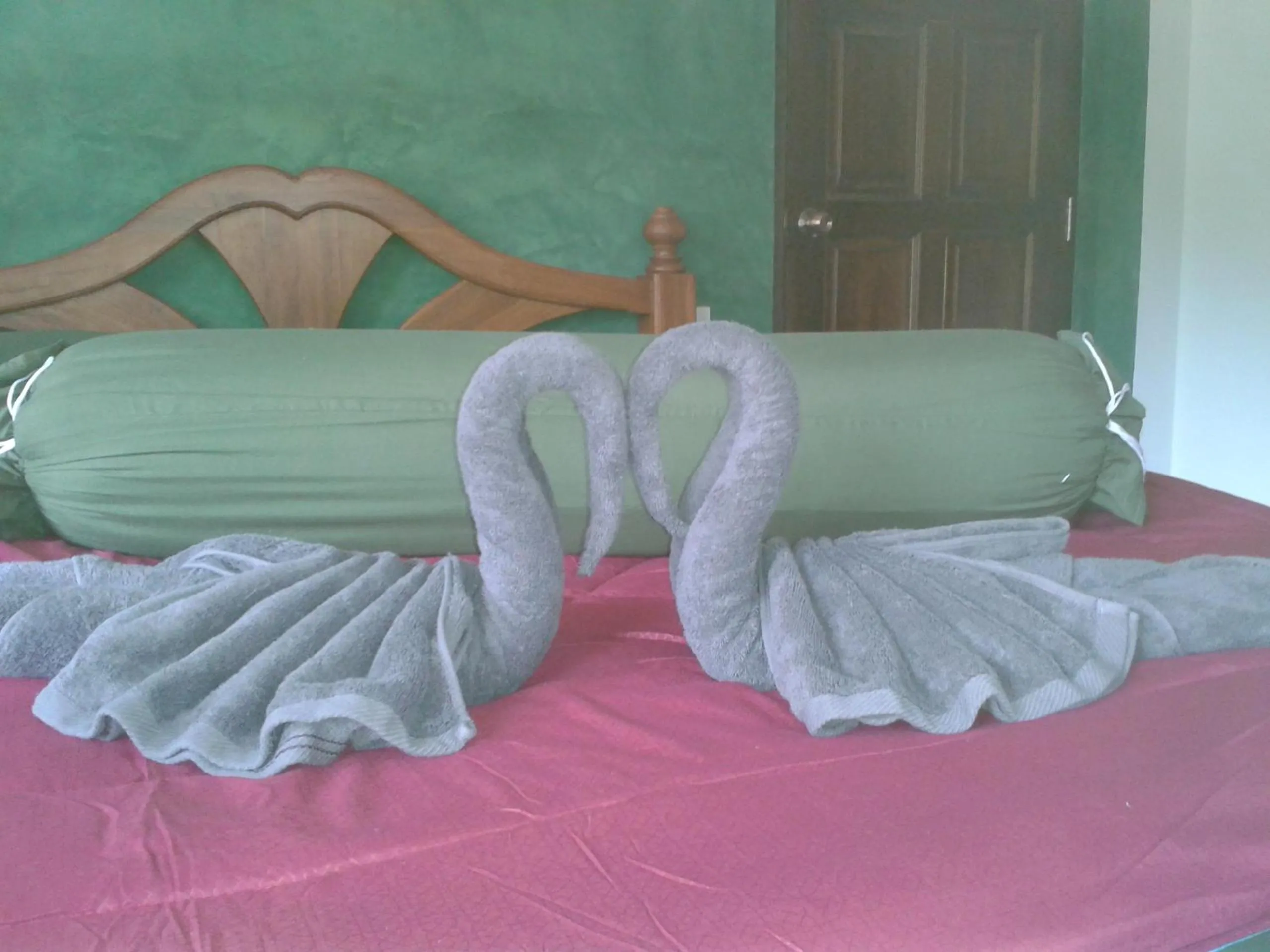 Decorative detail, Bed in Nananuira Apartment and Room