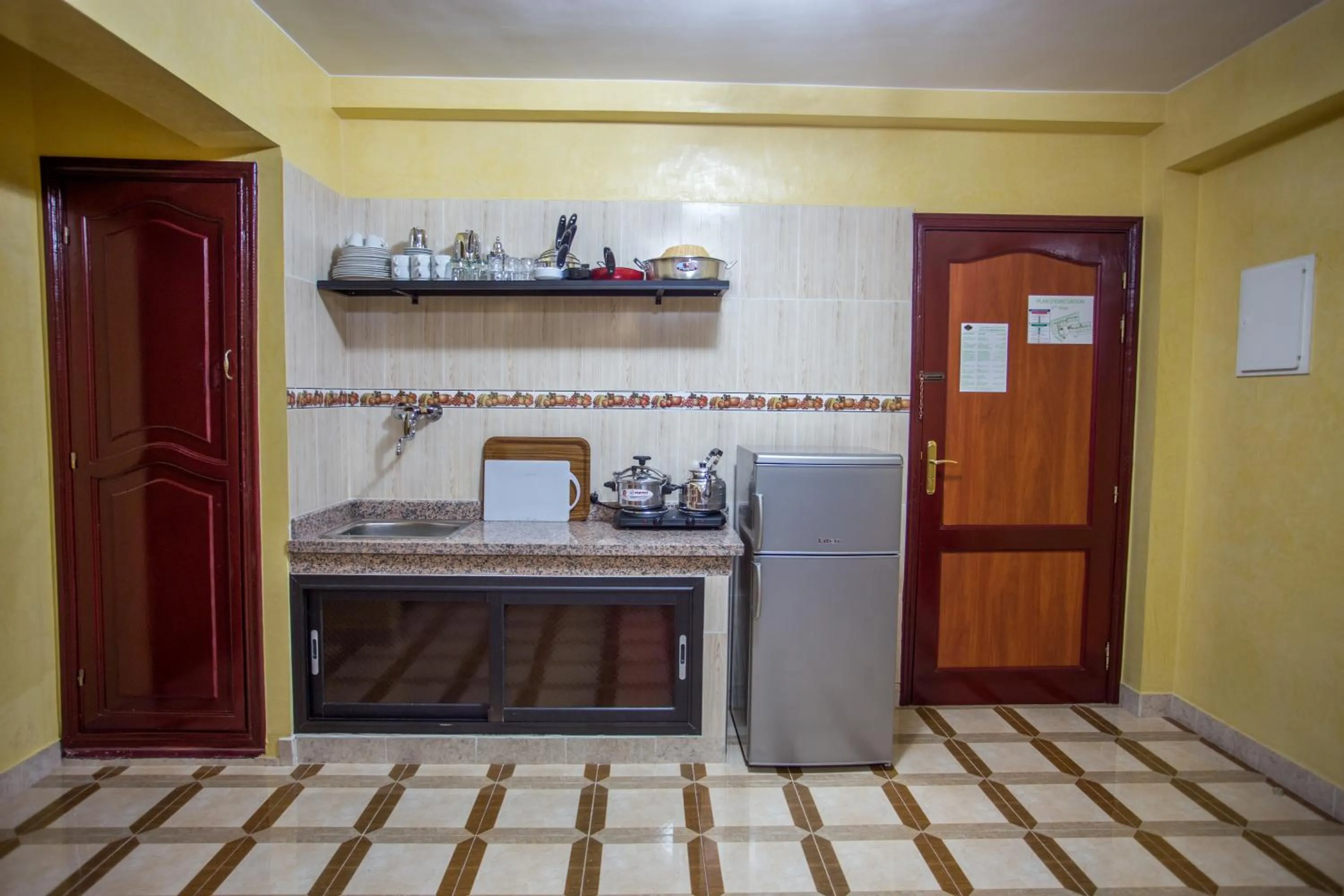 Kitchen or kitchenette, Kitchen/Kitchenette in Appart Hotel Les Ambassadeurs