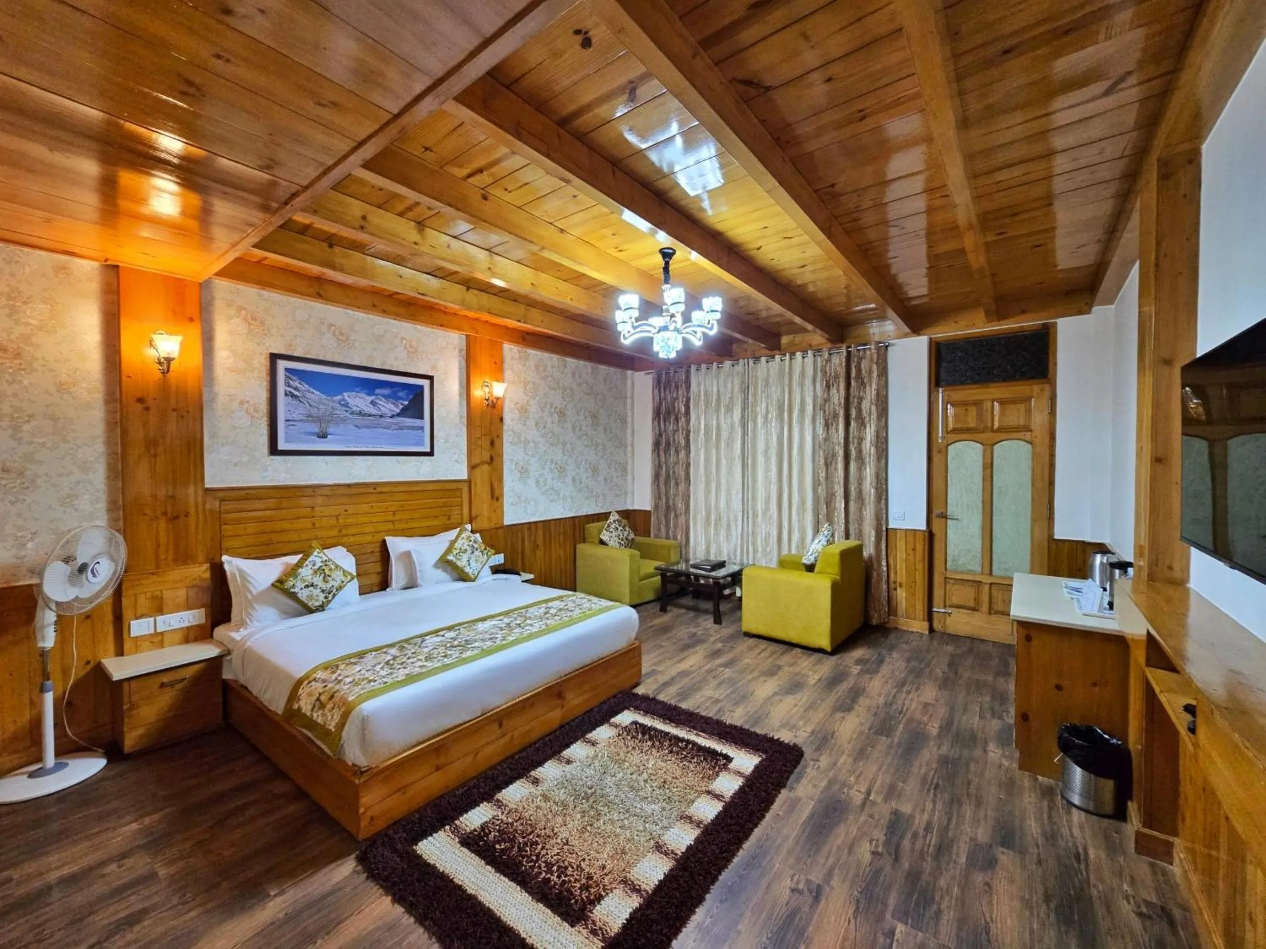 Bed in KAMNA HILL RESORT a Boutique cottages