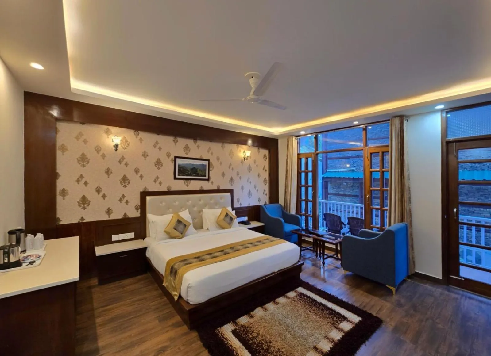 Bed in KAMNA HILL RESORT a Boutique cottages