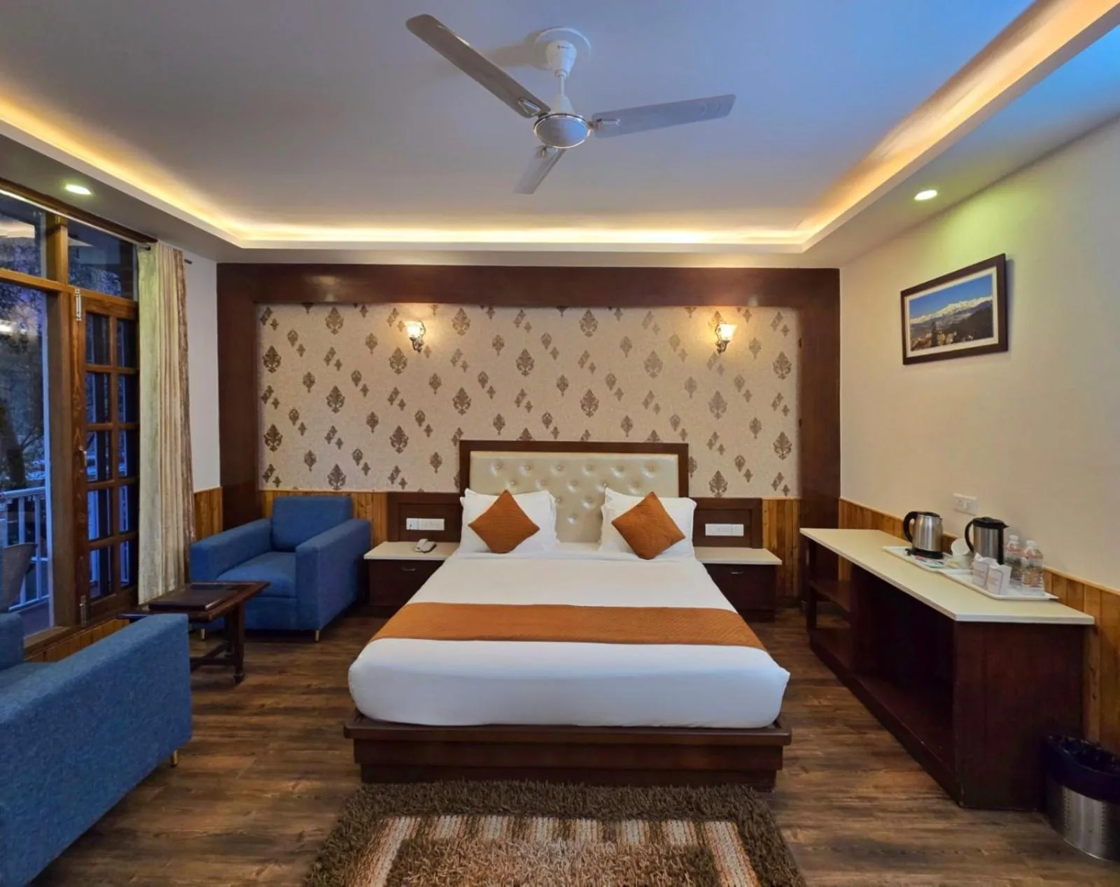 Bed in KAMNA HILL RESORT a Boutique cottages