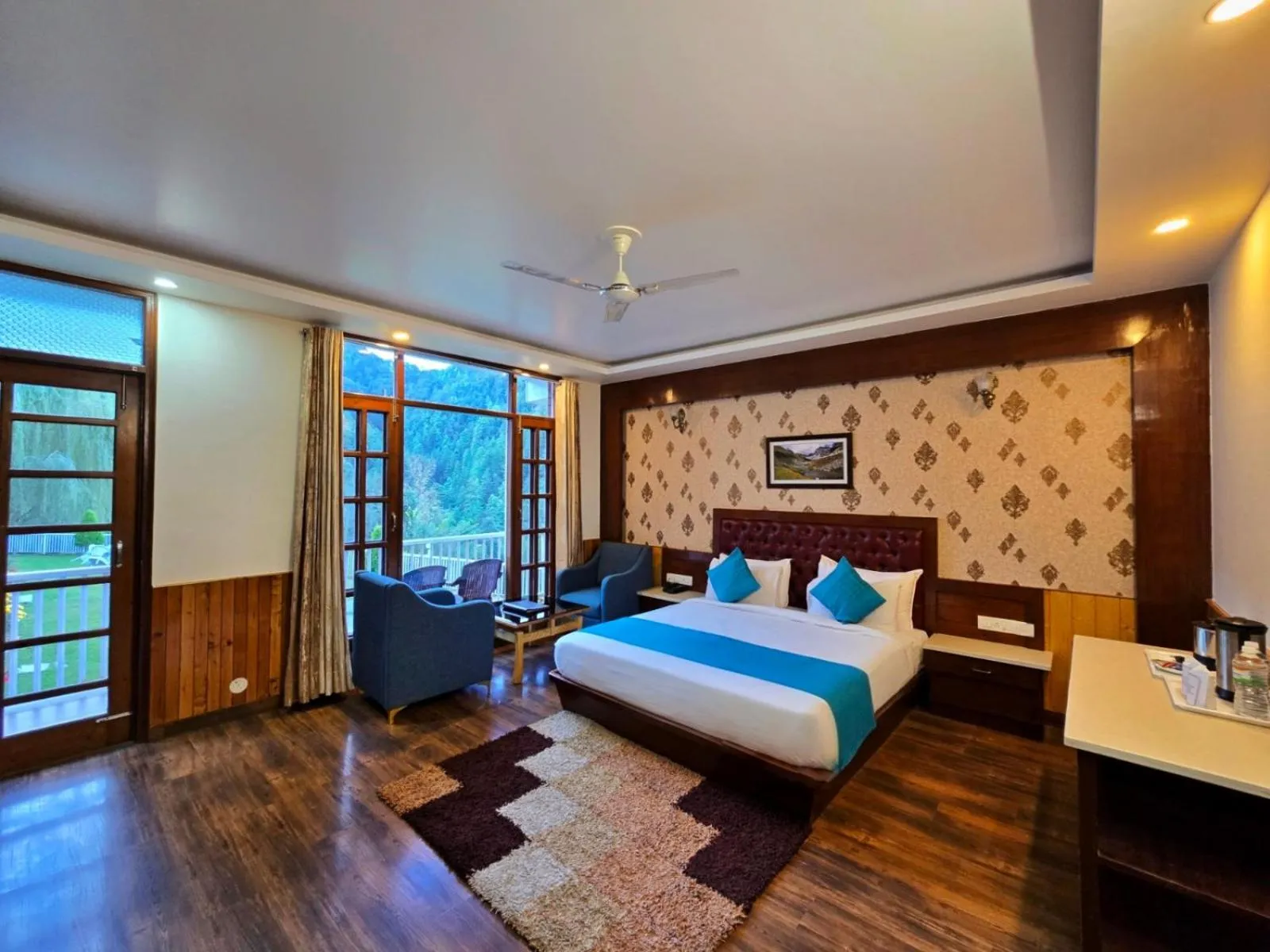 Bed in KAMNA HILL RESORT a Boutique cottages
