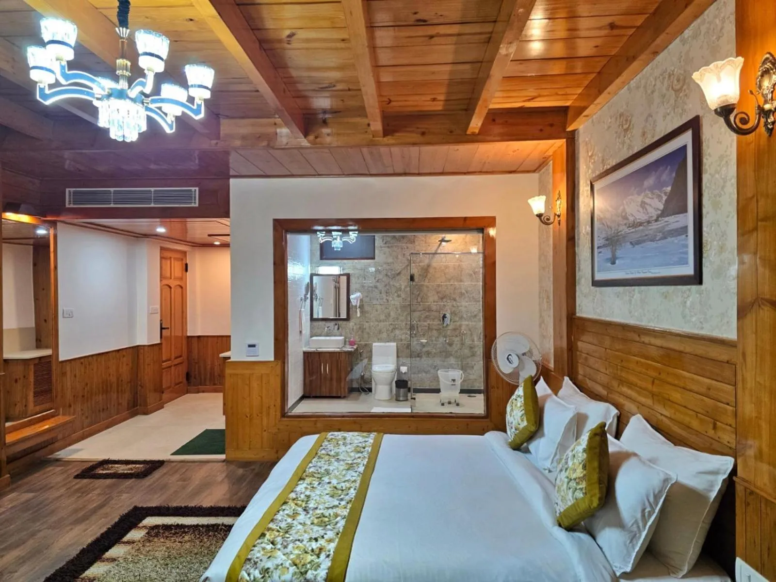 Bed in KAMNA HILL RESORT a Boutique cottages