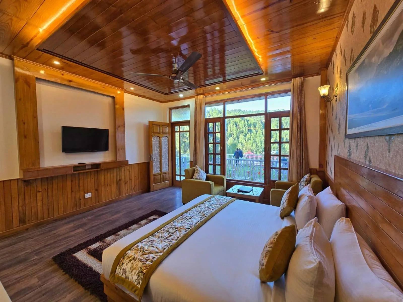 Bed in KAMNA HILL RESORT a Boutique cottages
