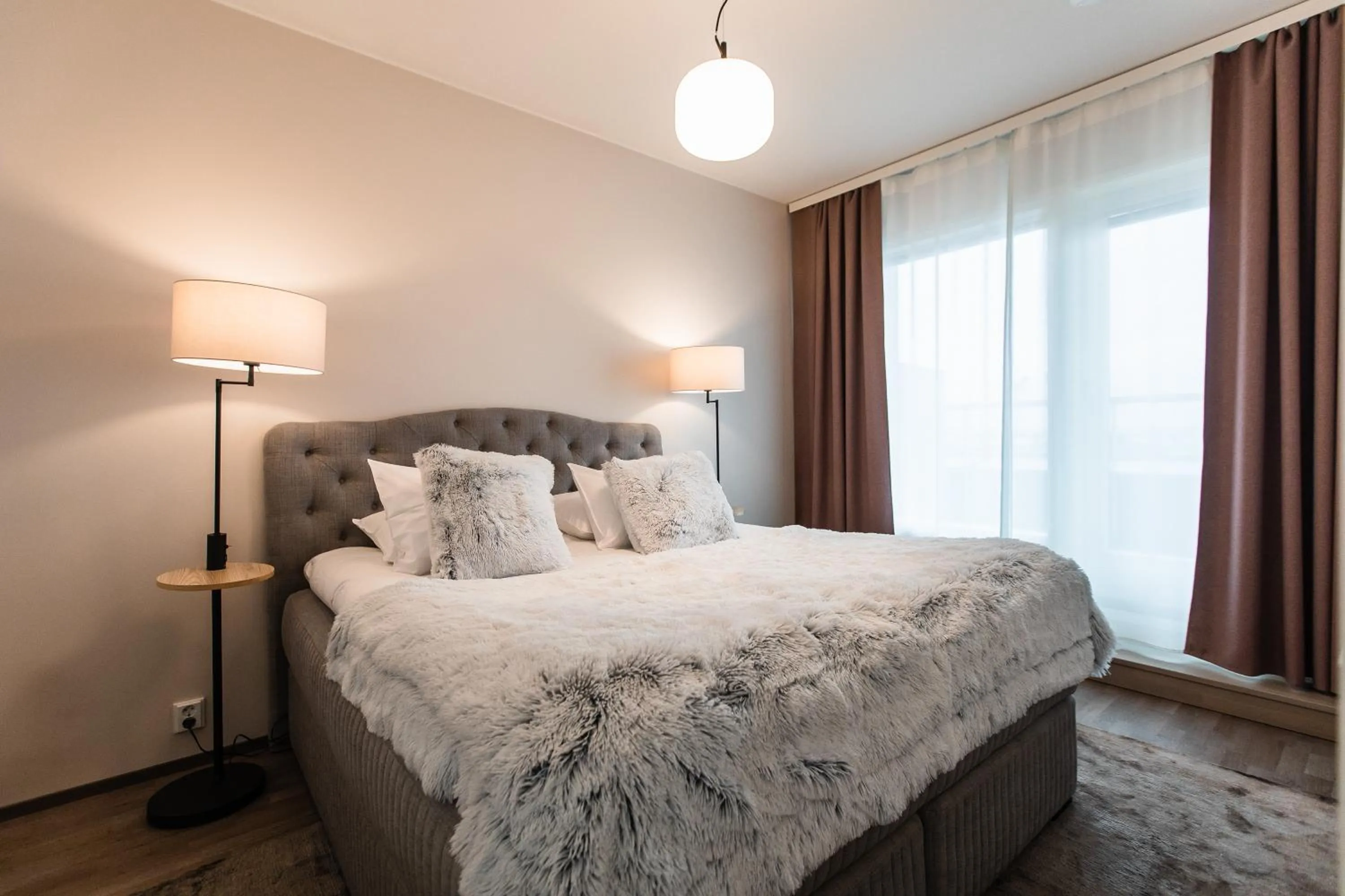 Bed in Nordica Design Residence Rovaniemi