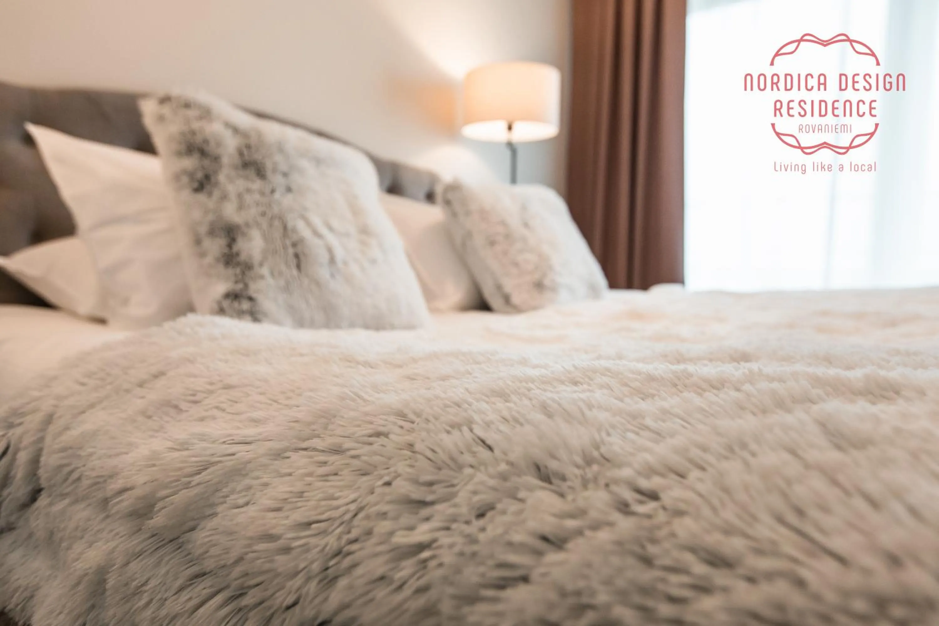 Bed in Nordica Design Residence Rovaniemi