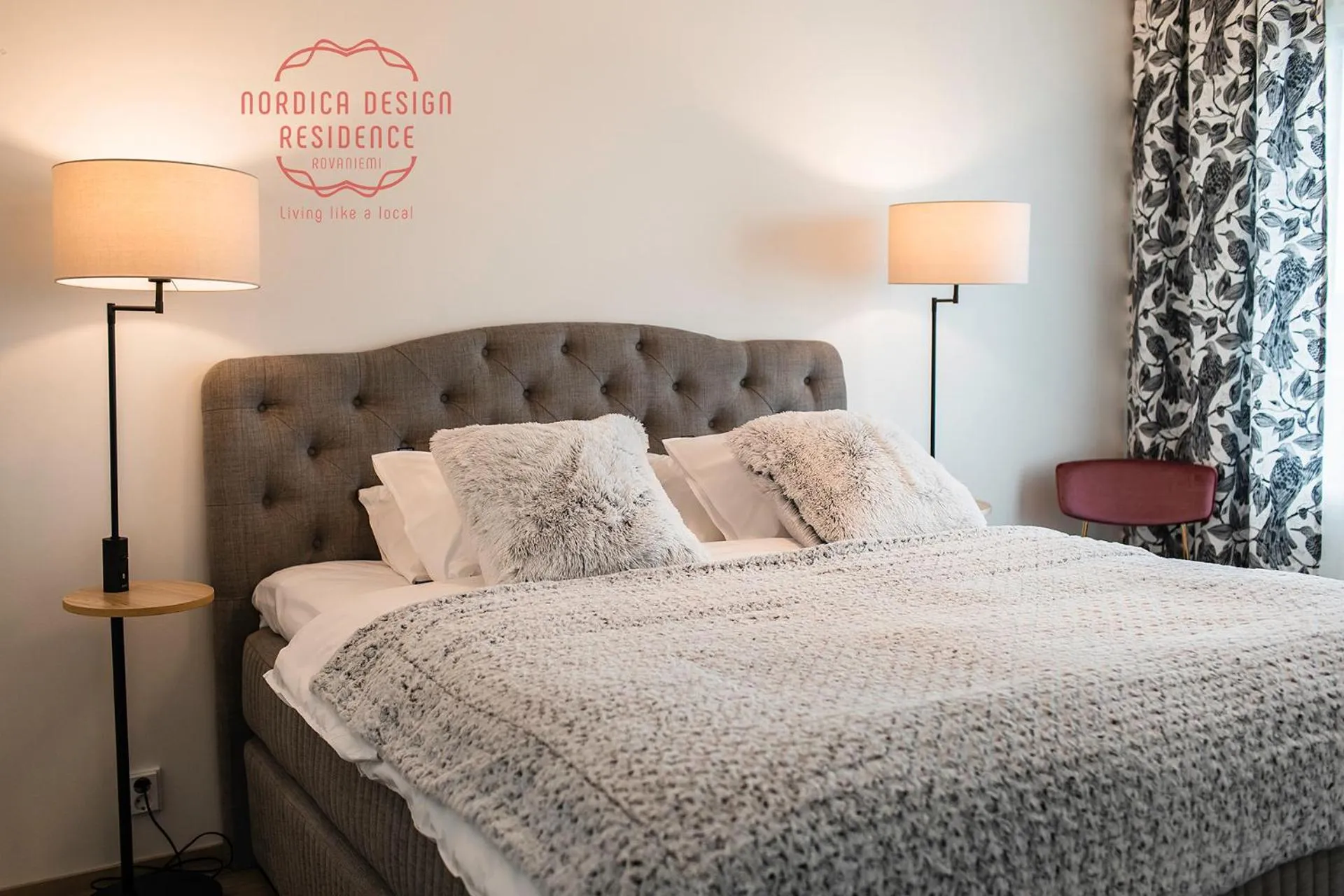 Bed in Nordica Design Residence Rovaniemi