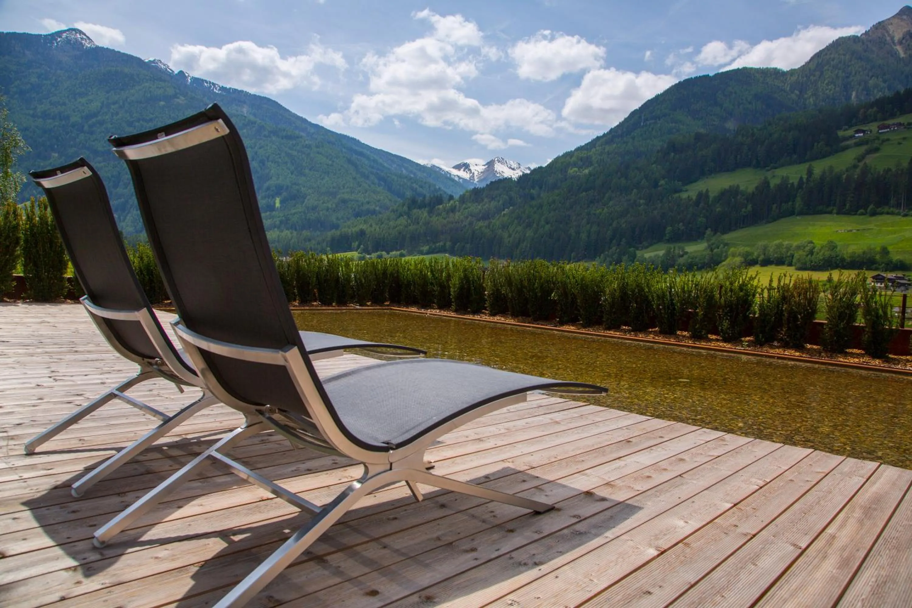 Garden in Aurina Lodges