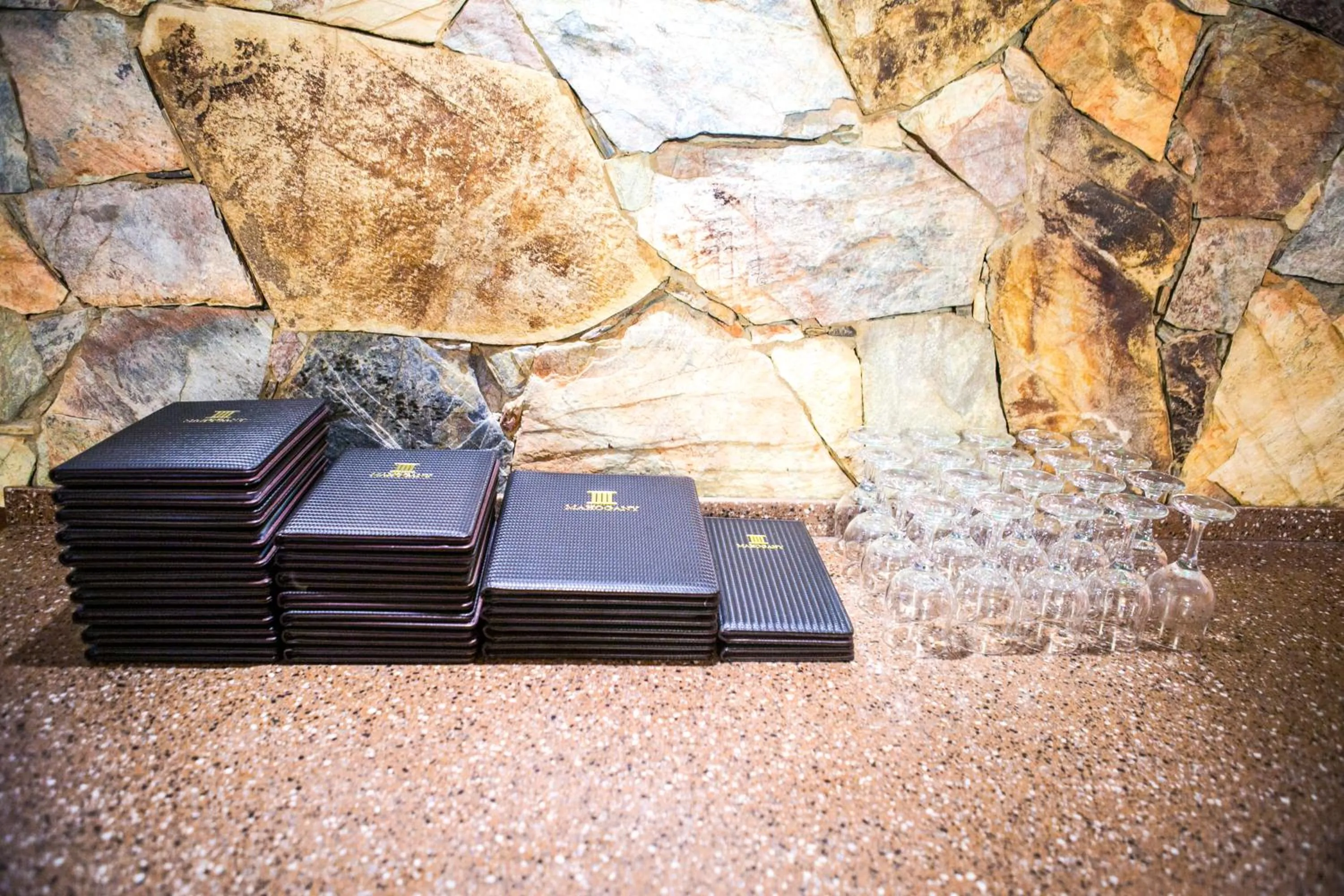 Food close-up in Mahogany Lodge, Cantonments