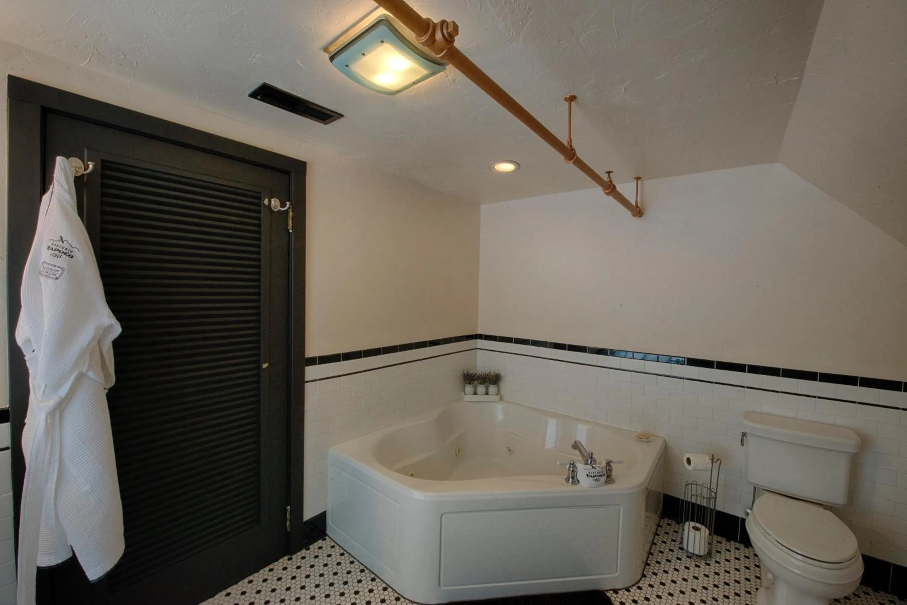 Shower in Historic Tapoco Lodge Resort