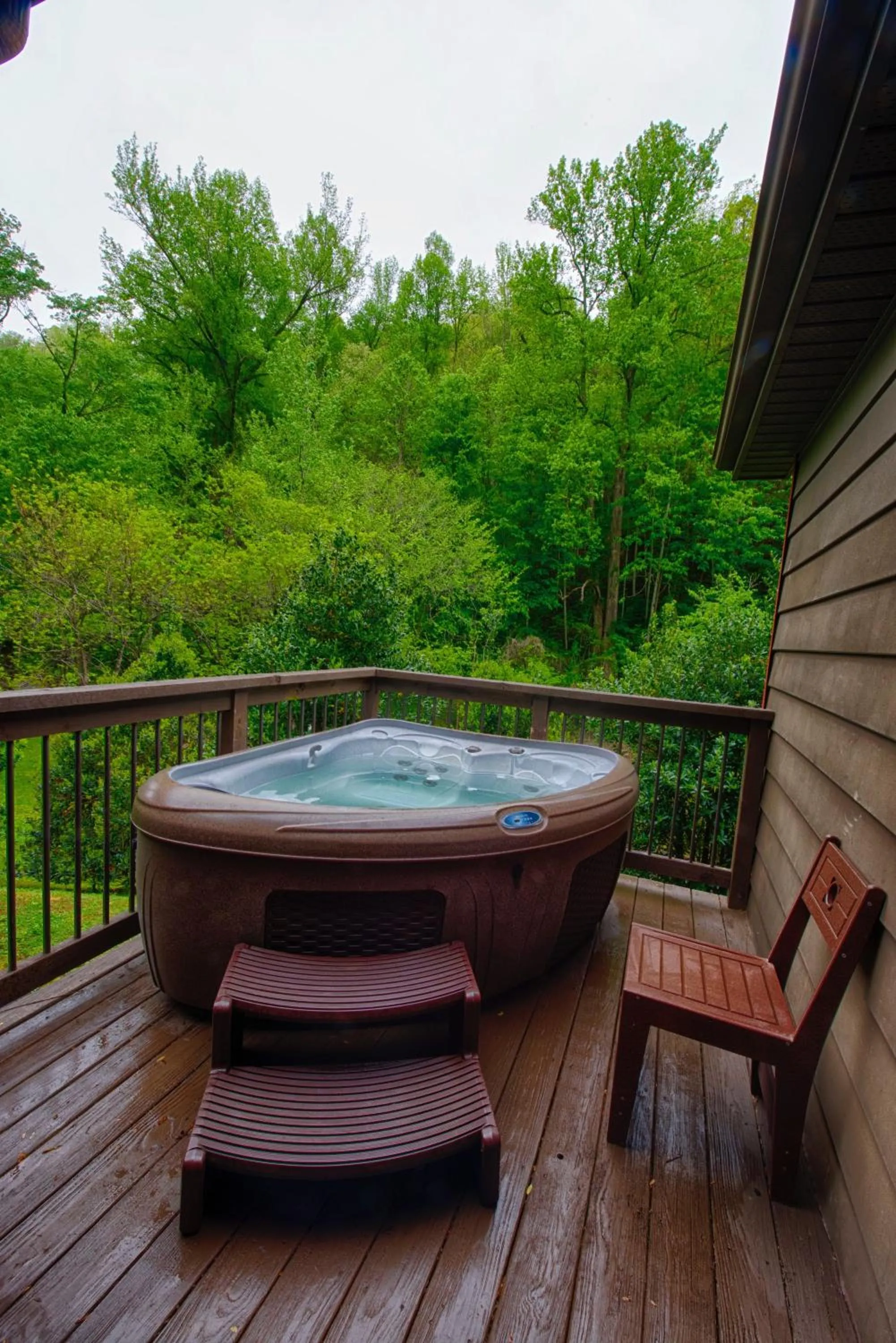 Patio in Historic Tapoco Lodge Resort