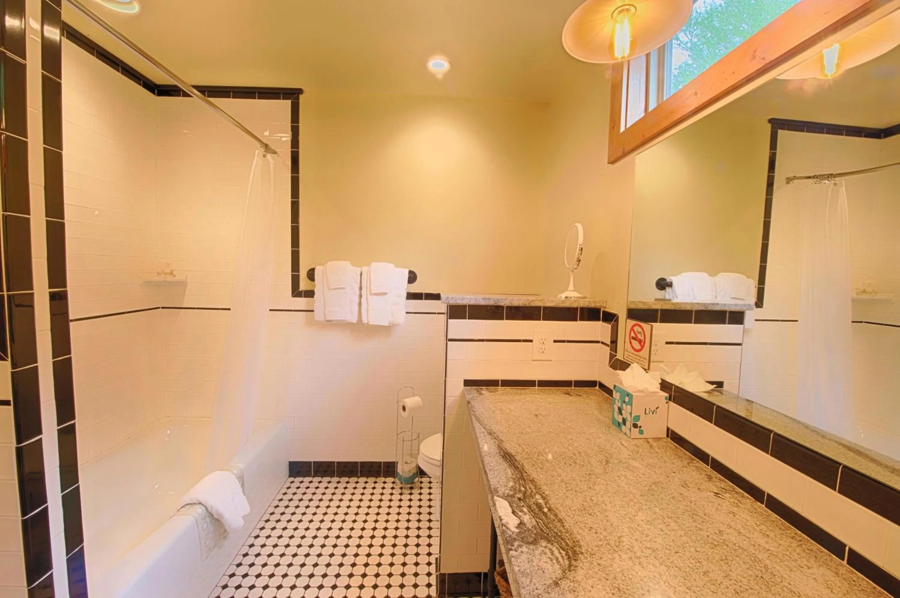 Shower in Historic Tapoco Lodge Resort