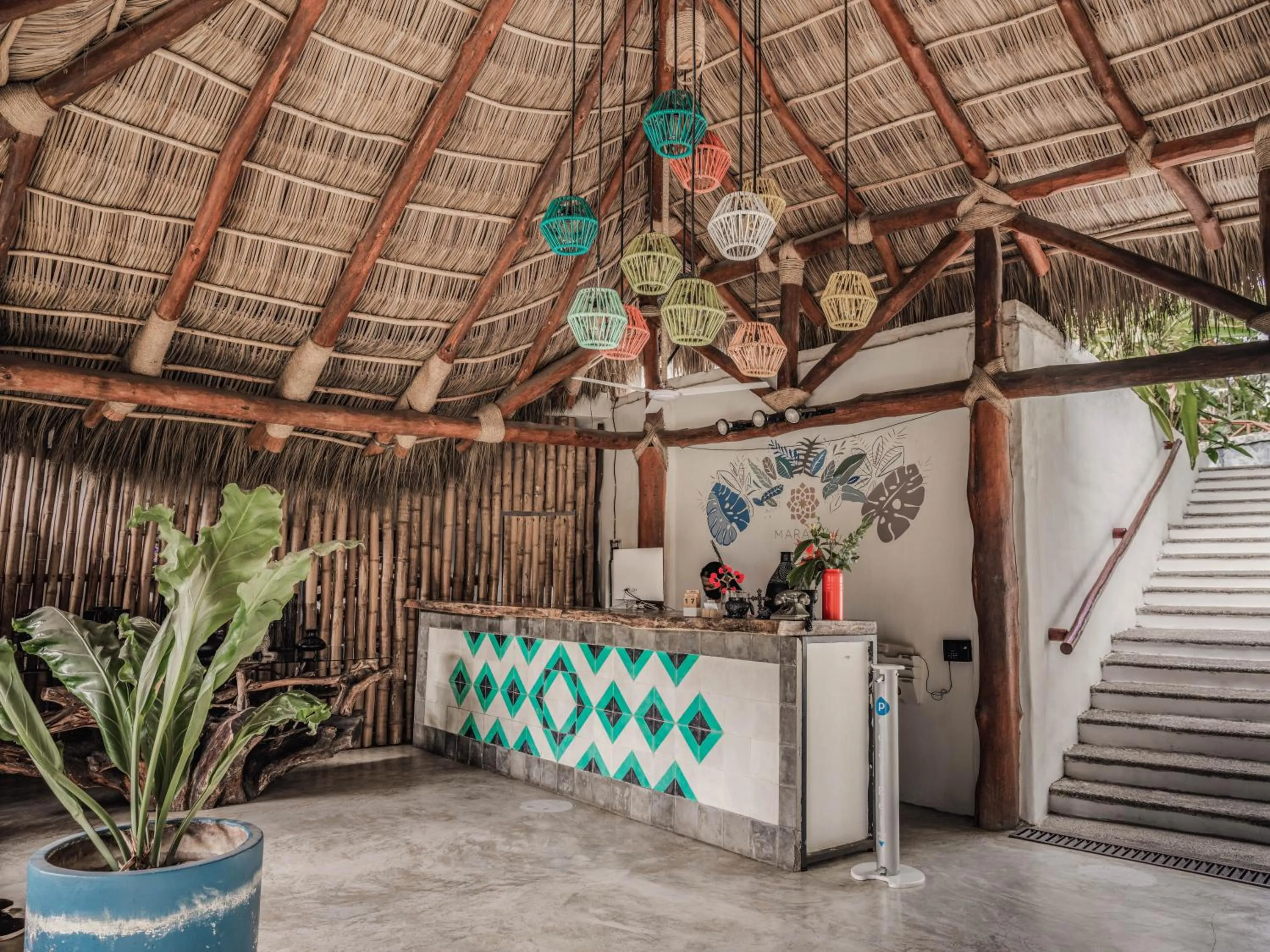 Lobby or reception in Maraica San Pancho Rooms