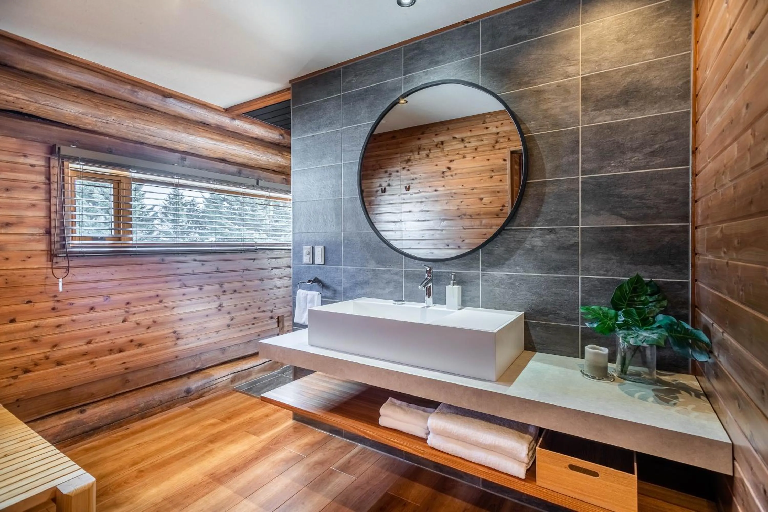 Bathroom in Villa Rusutsu