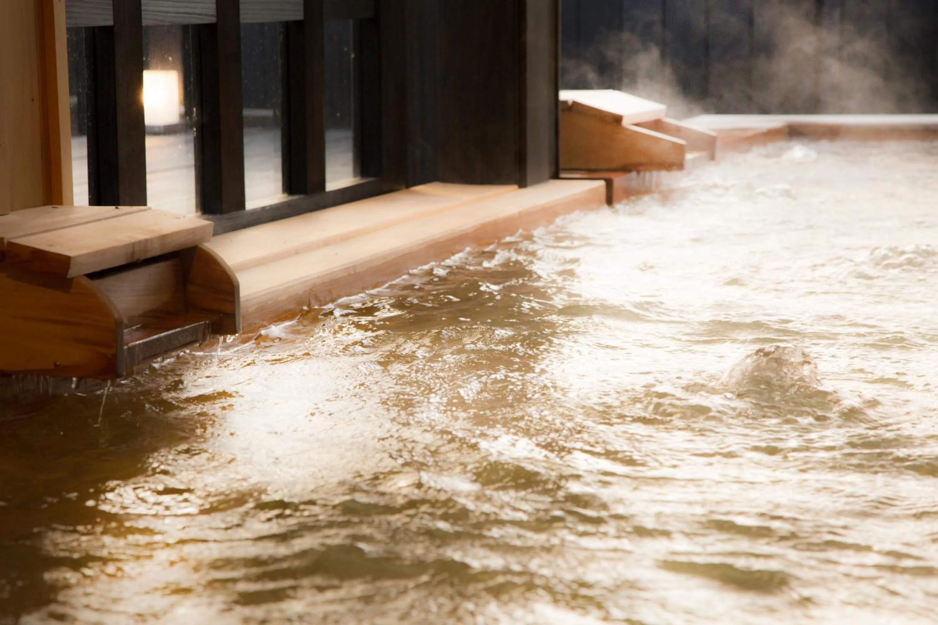 Hot Spring Bath in Gekkoju Kurokawa