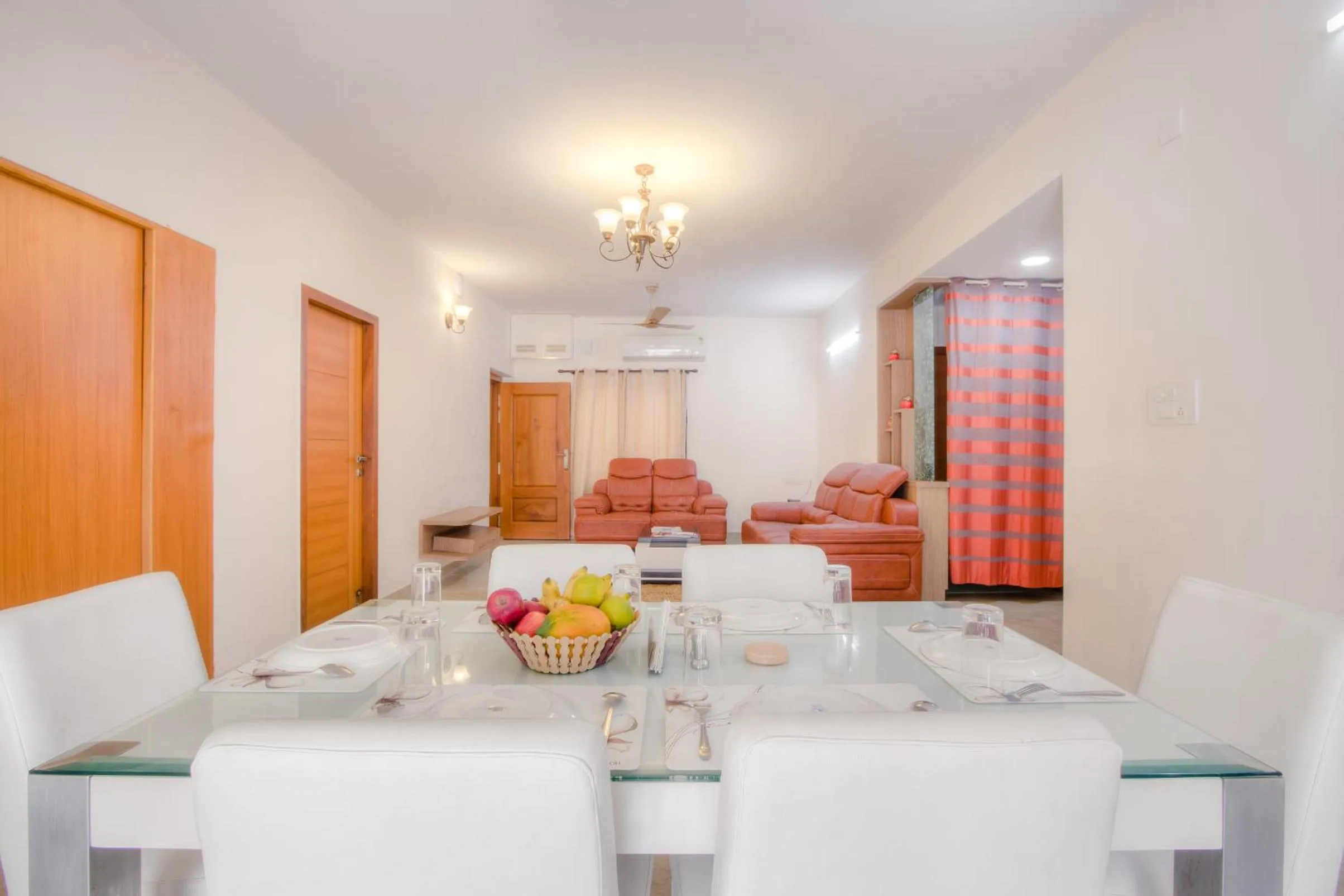 Living room in Kolam Serviced Apartments - Adyar.