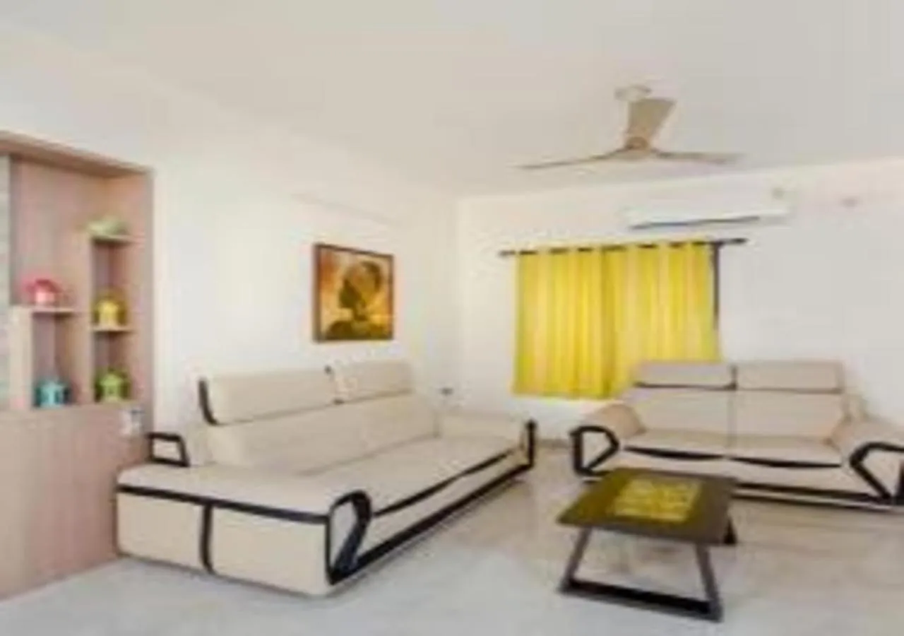 Seating area in Kolam Serviced Apartments - Adyar.
