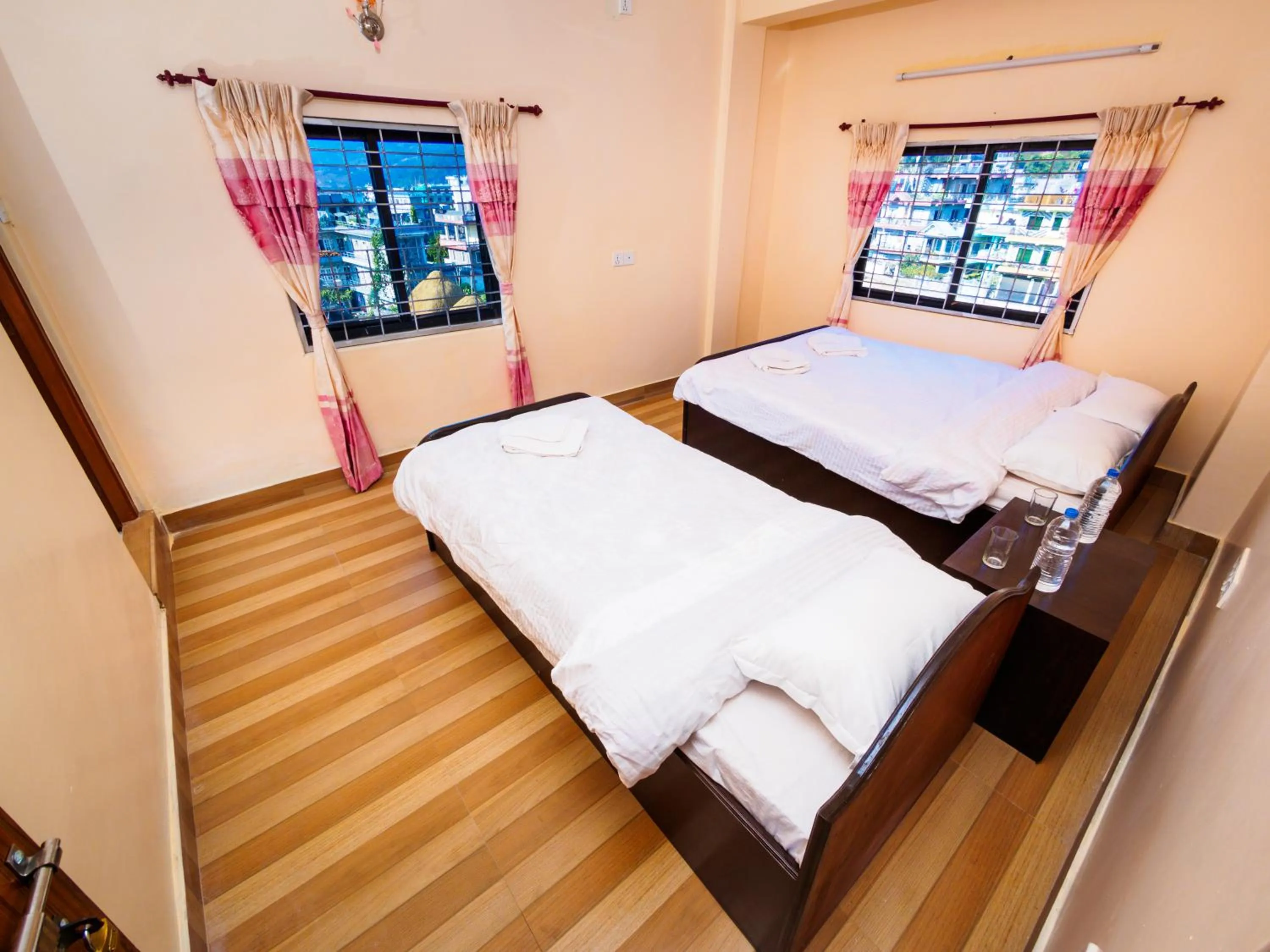 Bed in Hotel Sunflower