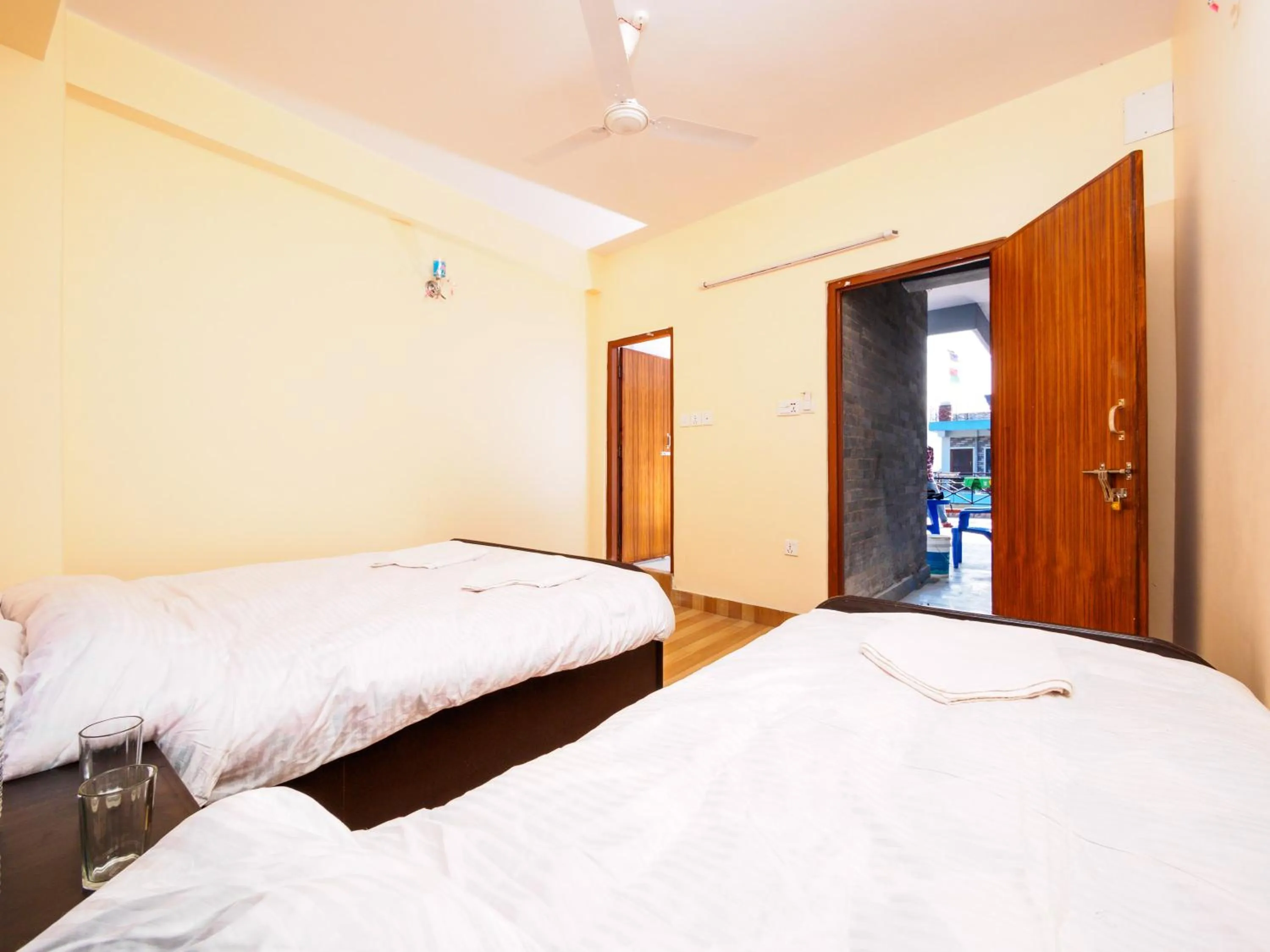 Bed in Hotel Sunflower