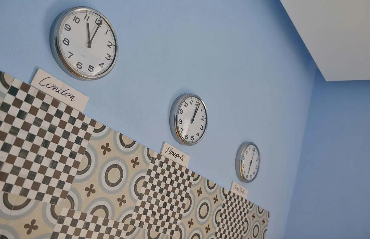 Communal kitchen in Palazzo Kapece