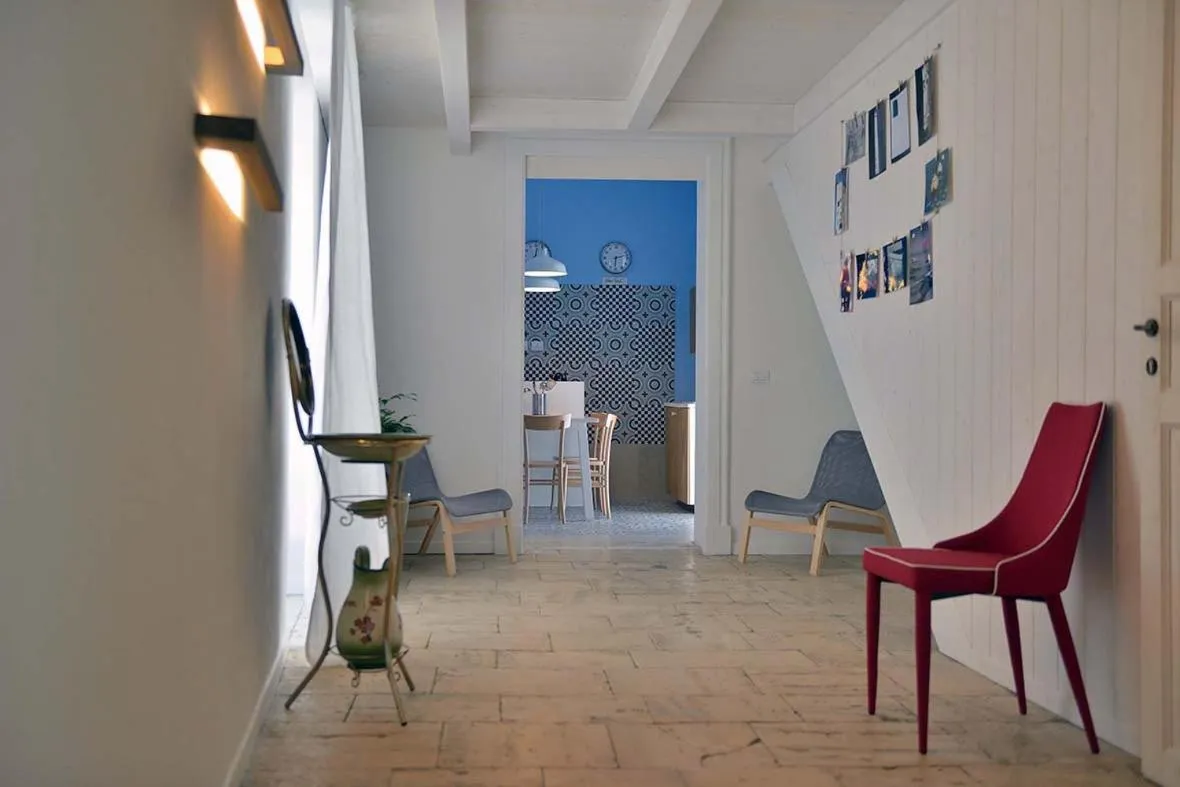 Communal lounge/ TV room in Palazzo Kapece