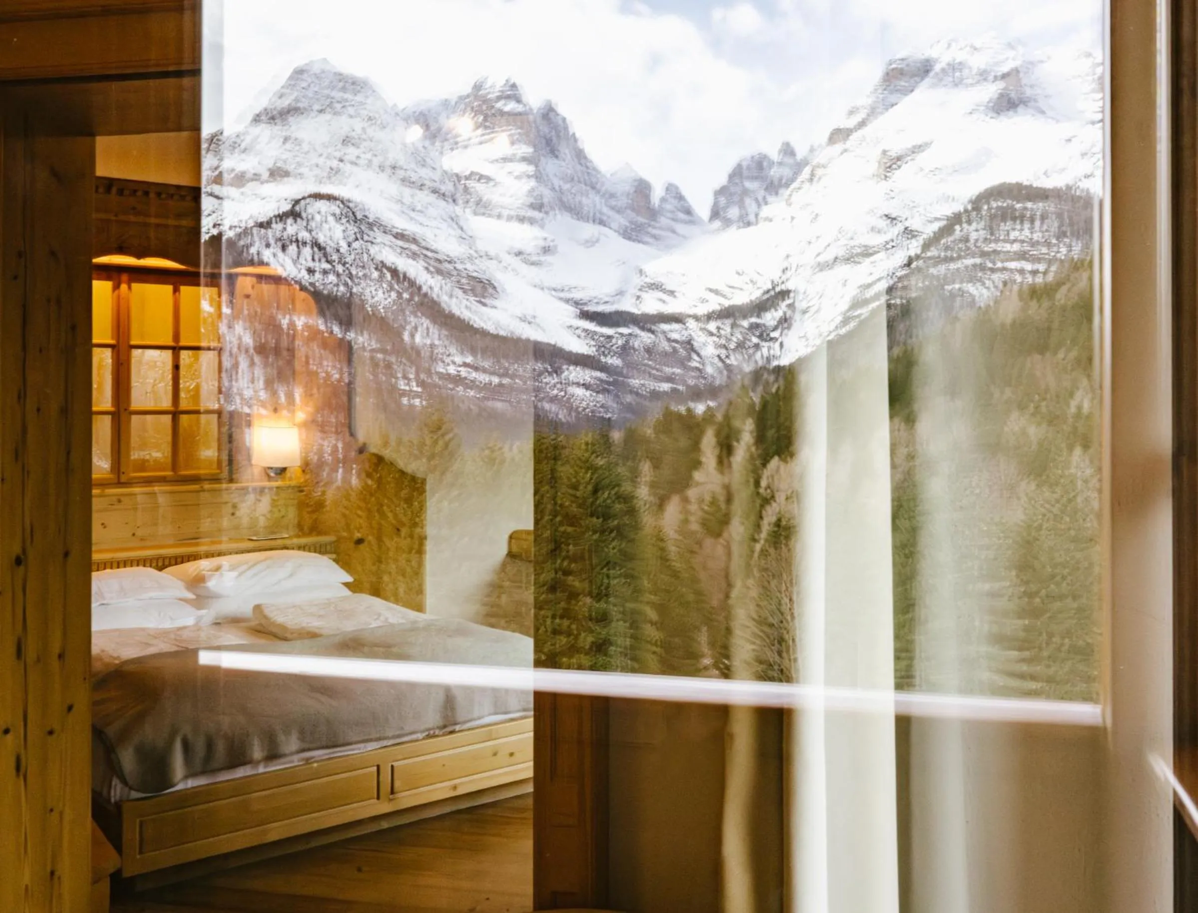 Winter, Bed in Bio Hotel Hermitage