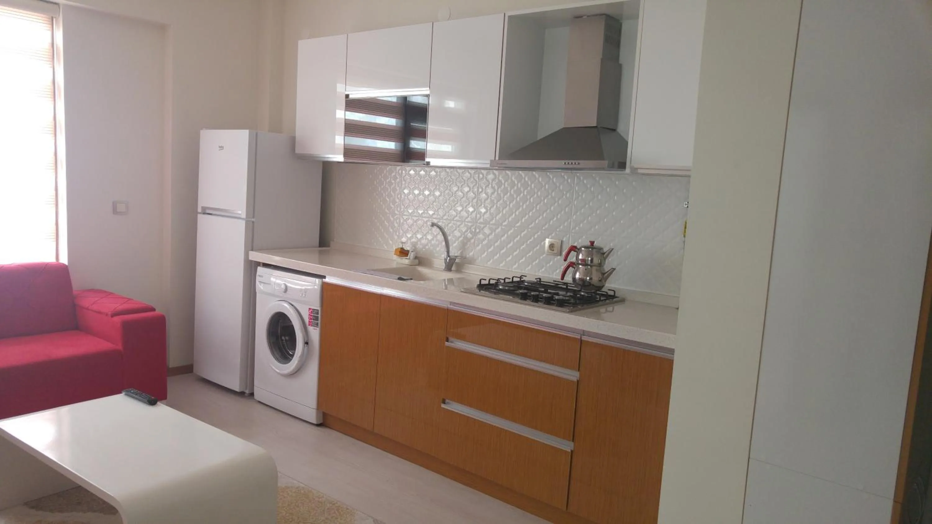 Kitchen or kitchenette in Duman Safir Rezidans