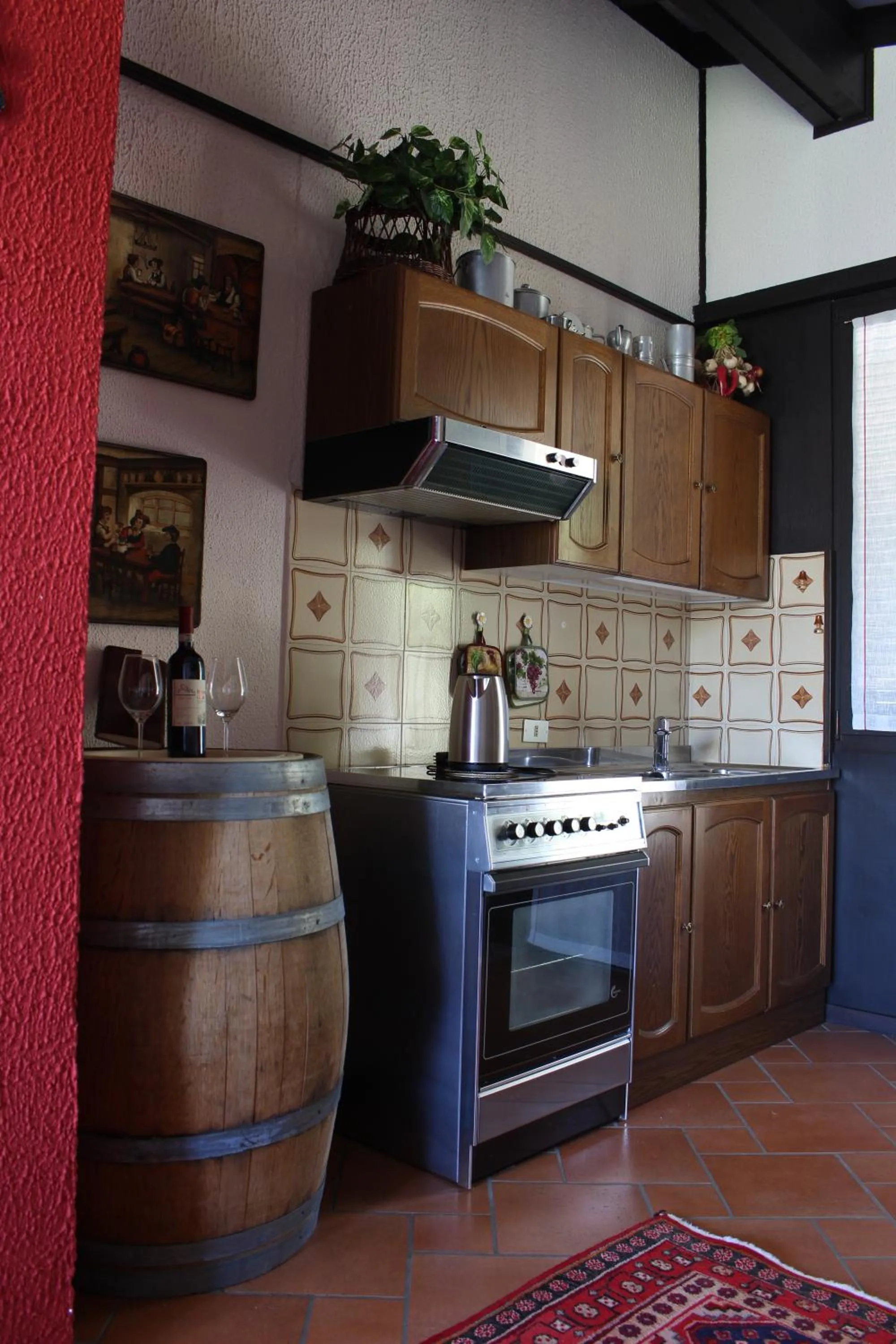 Kitchen or kitchenette in Cugi Bed and Breakfast