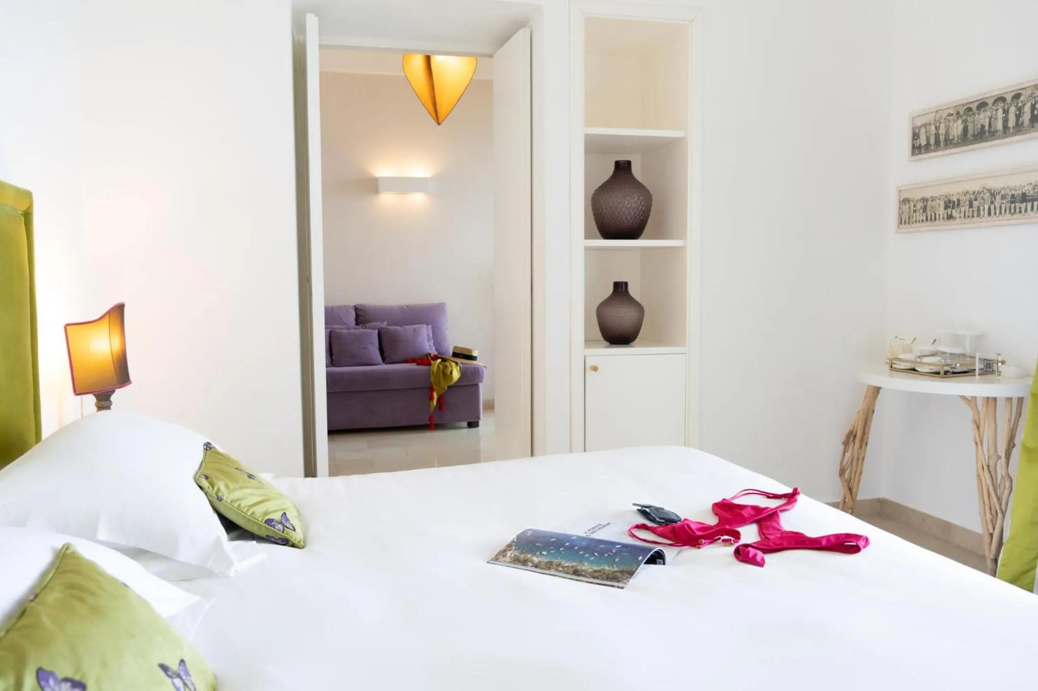 Bed in Villa Marina Capri