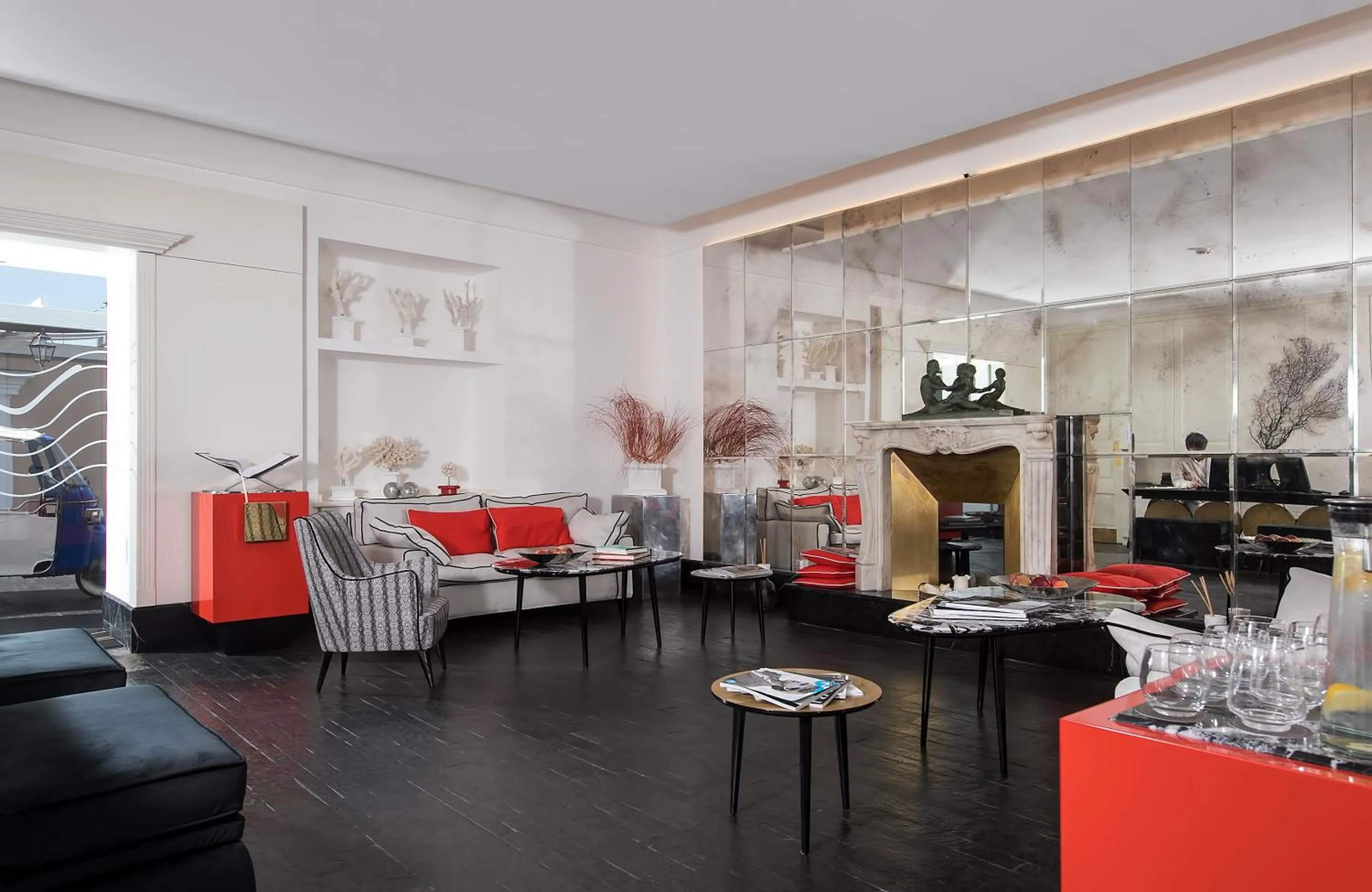 Lobby or reception in Villa Marina Capri