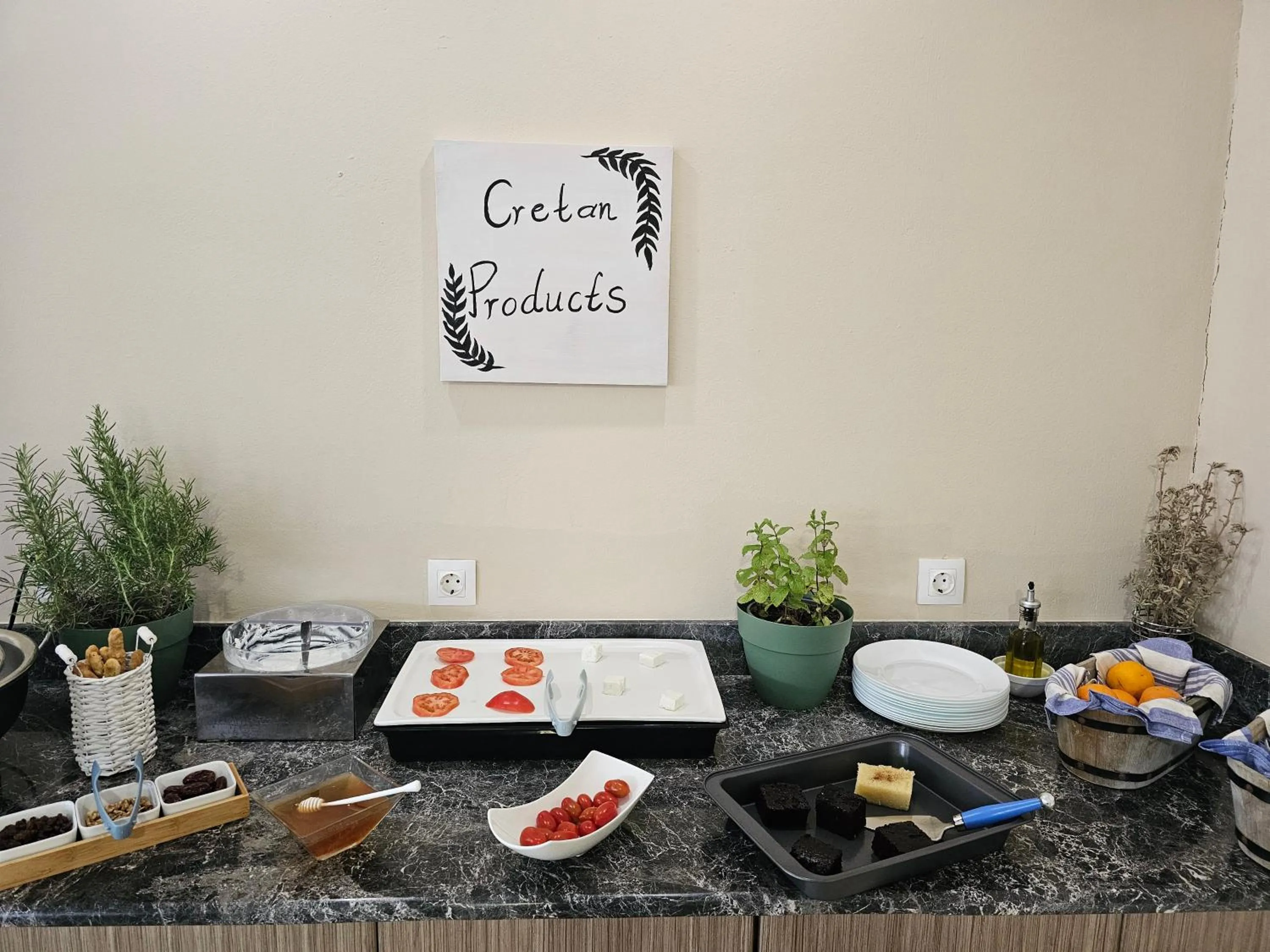 Breakfast in The Santo George Beach Resort