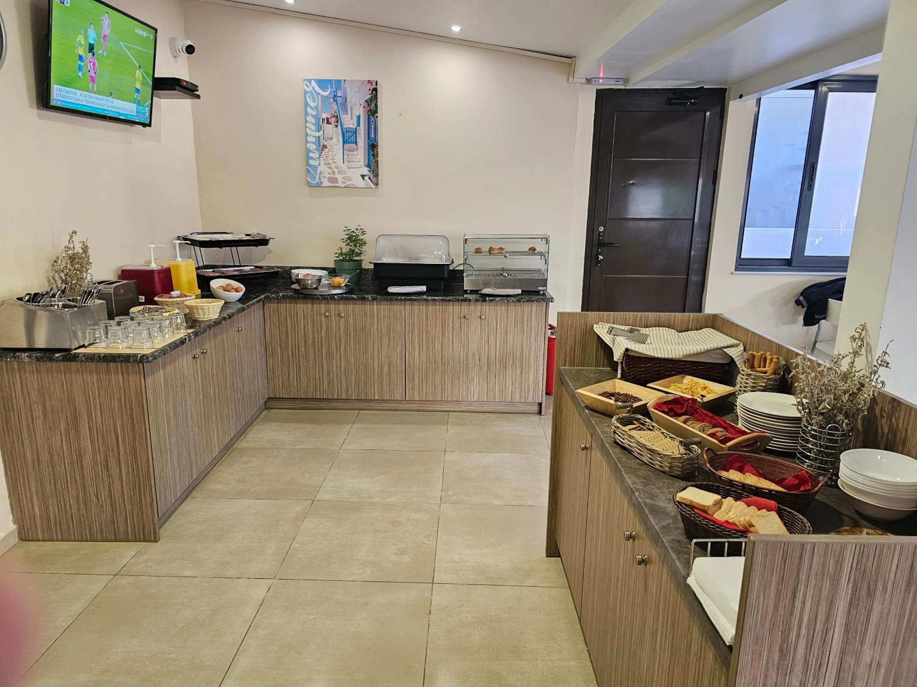 Breakfast in The Santo George Beach Resort