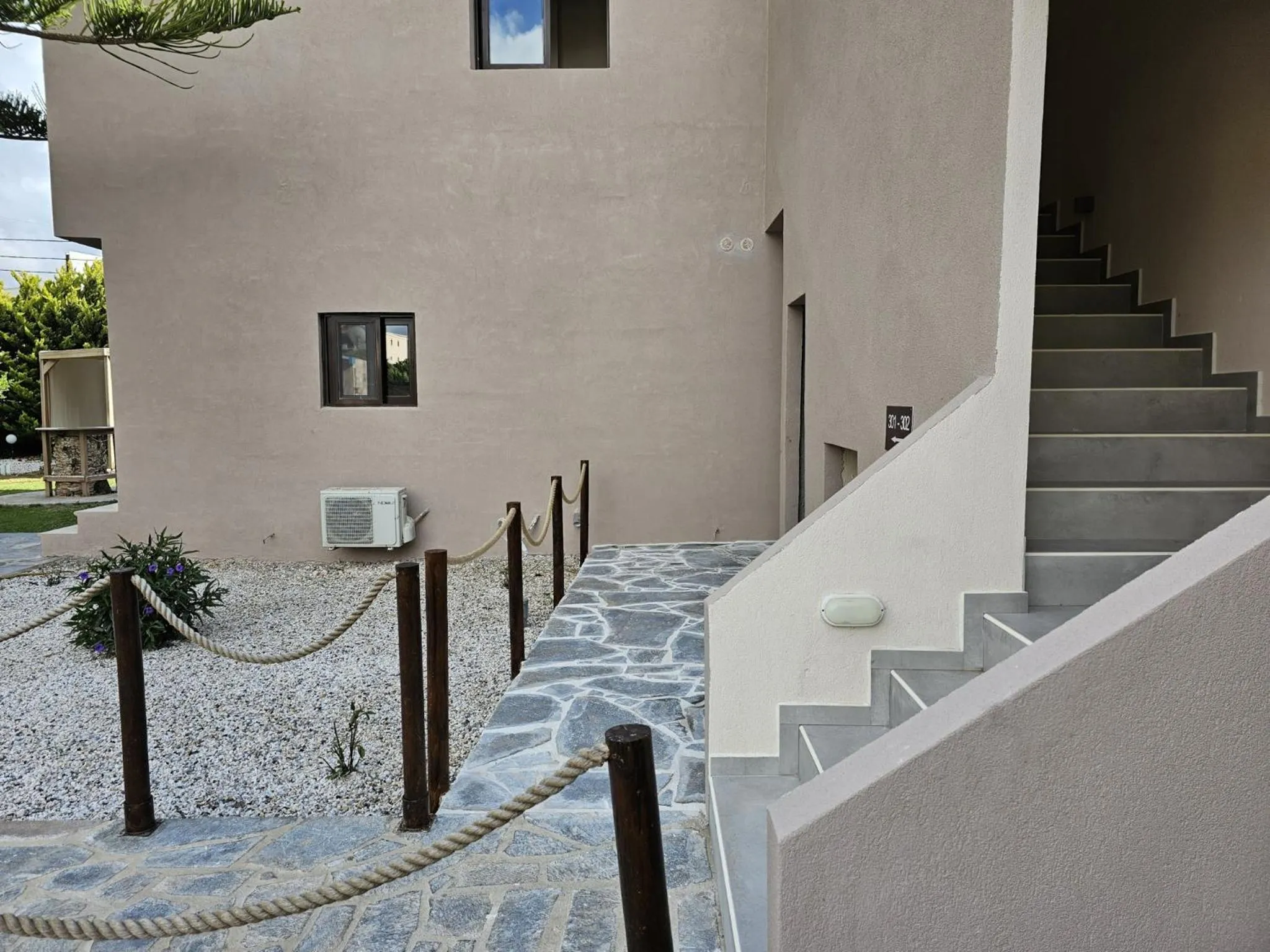 Facade/entrance in The Santo George Beach Resort
