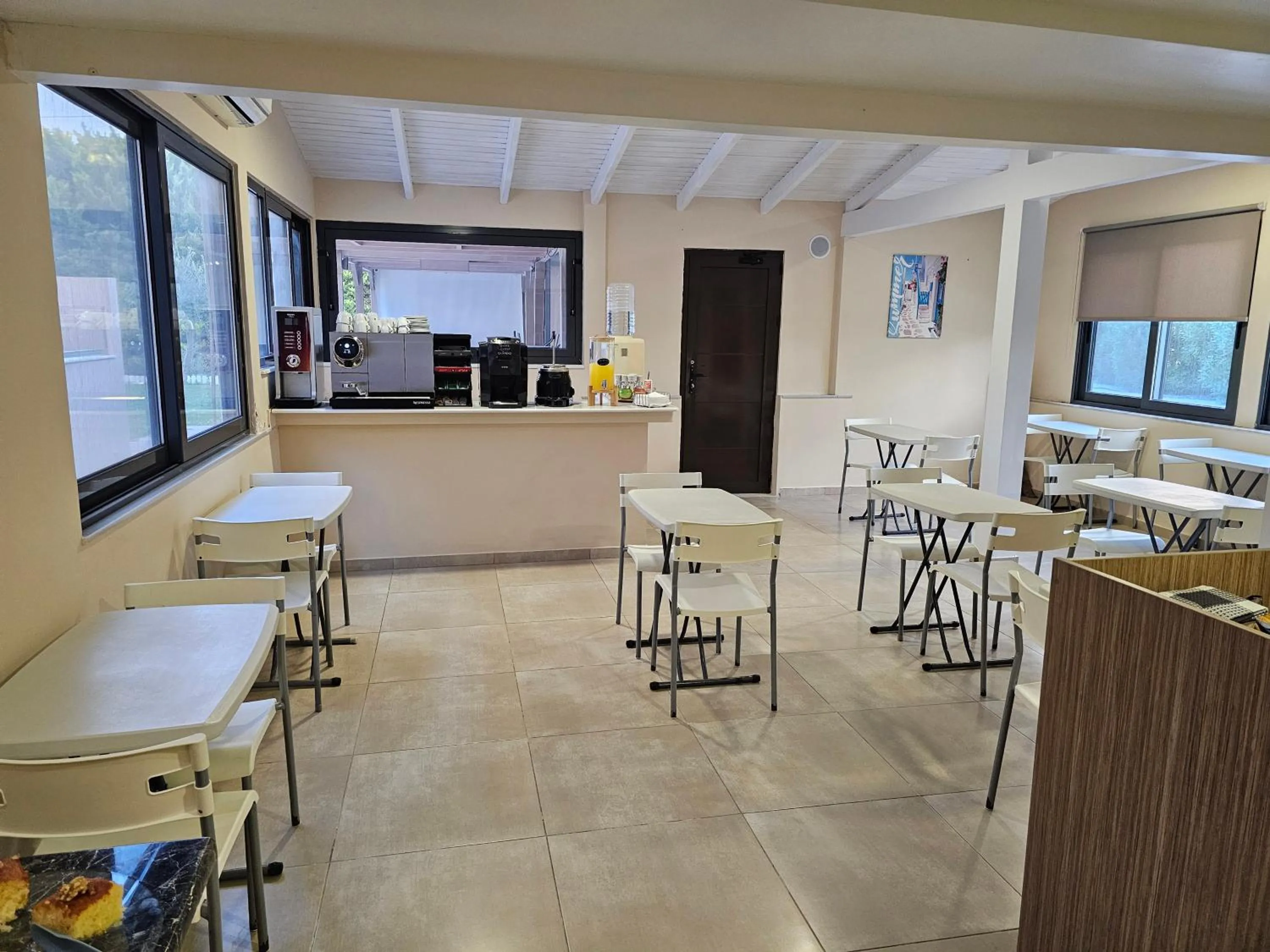 Buffet breakfast in The Santo George Beach Resort