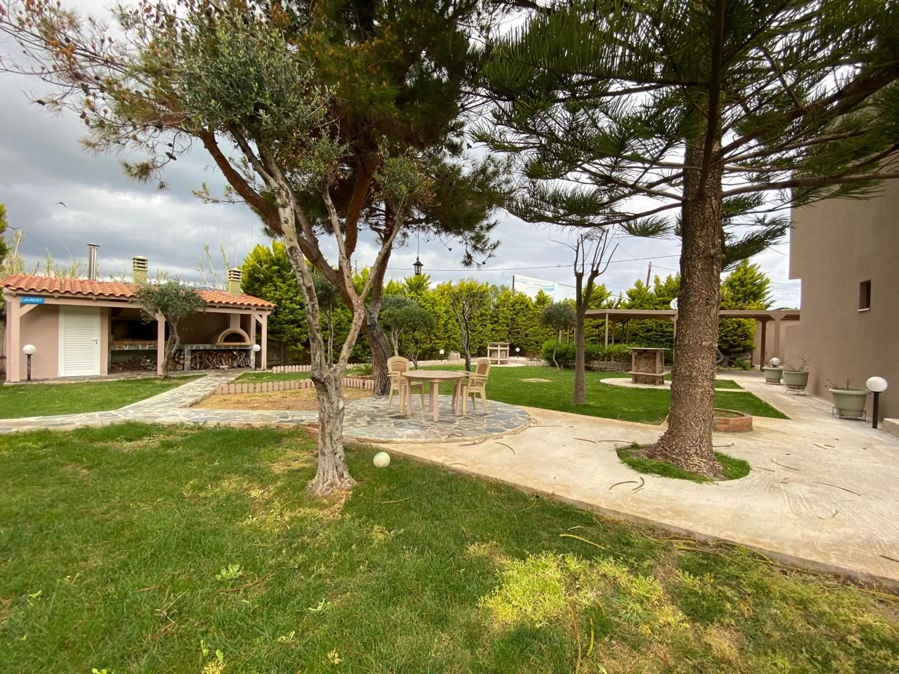 Garden in The Santo George Beach Resort