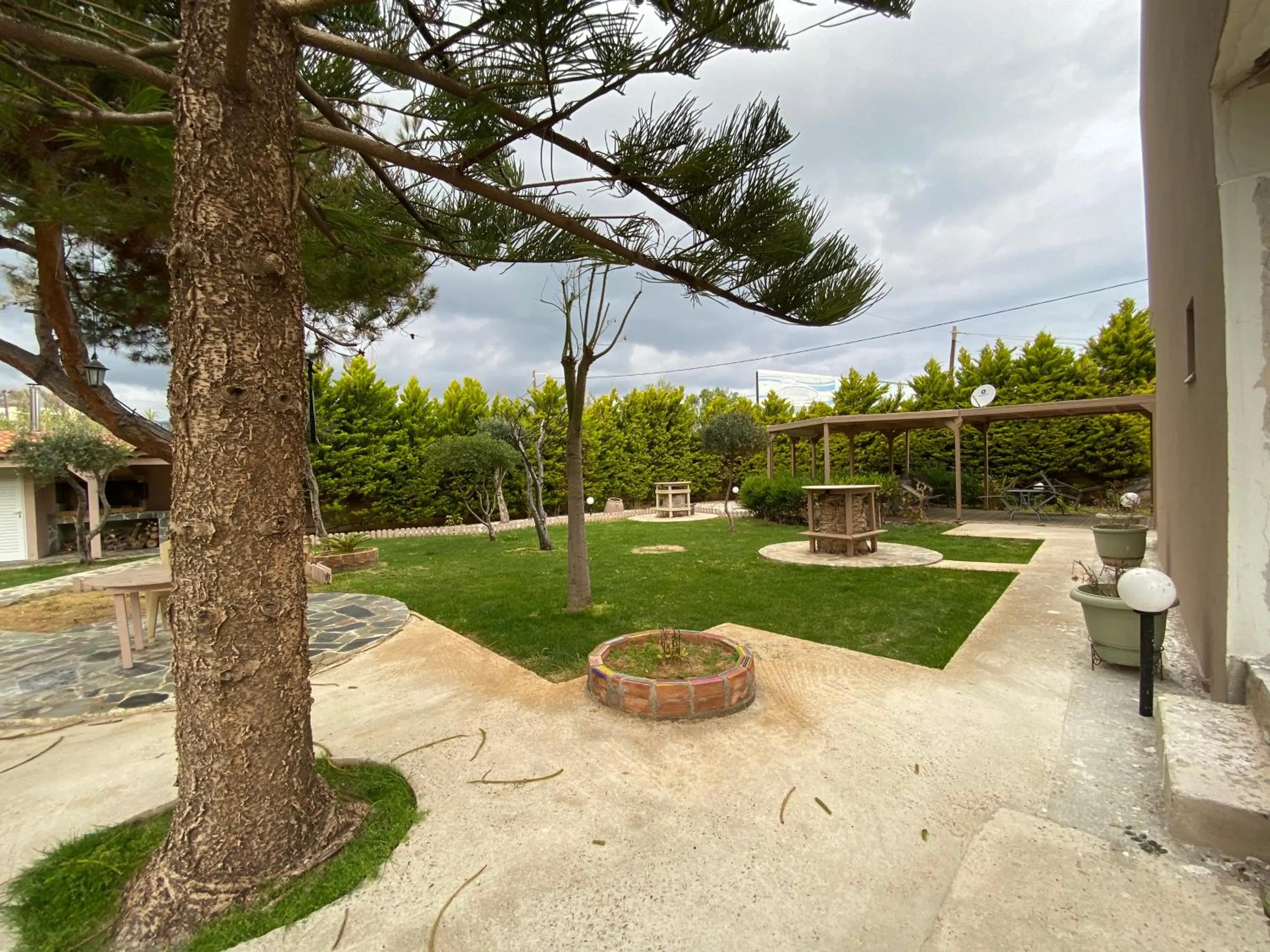 Garden in The Santo George Beach Resort