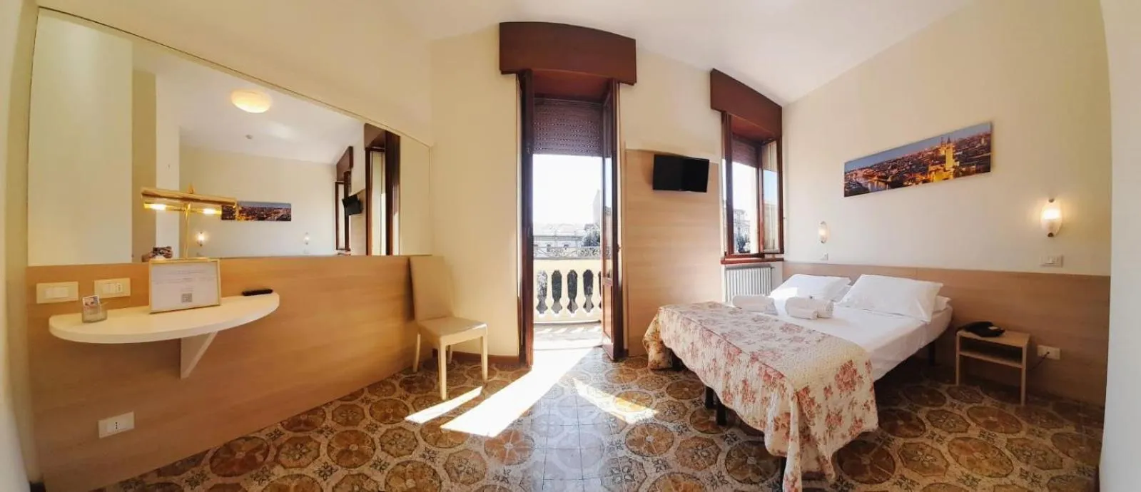 Bed in Albergo Trento