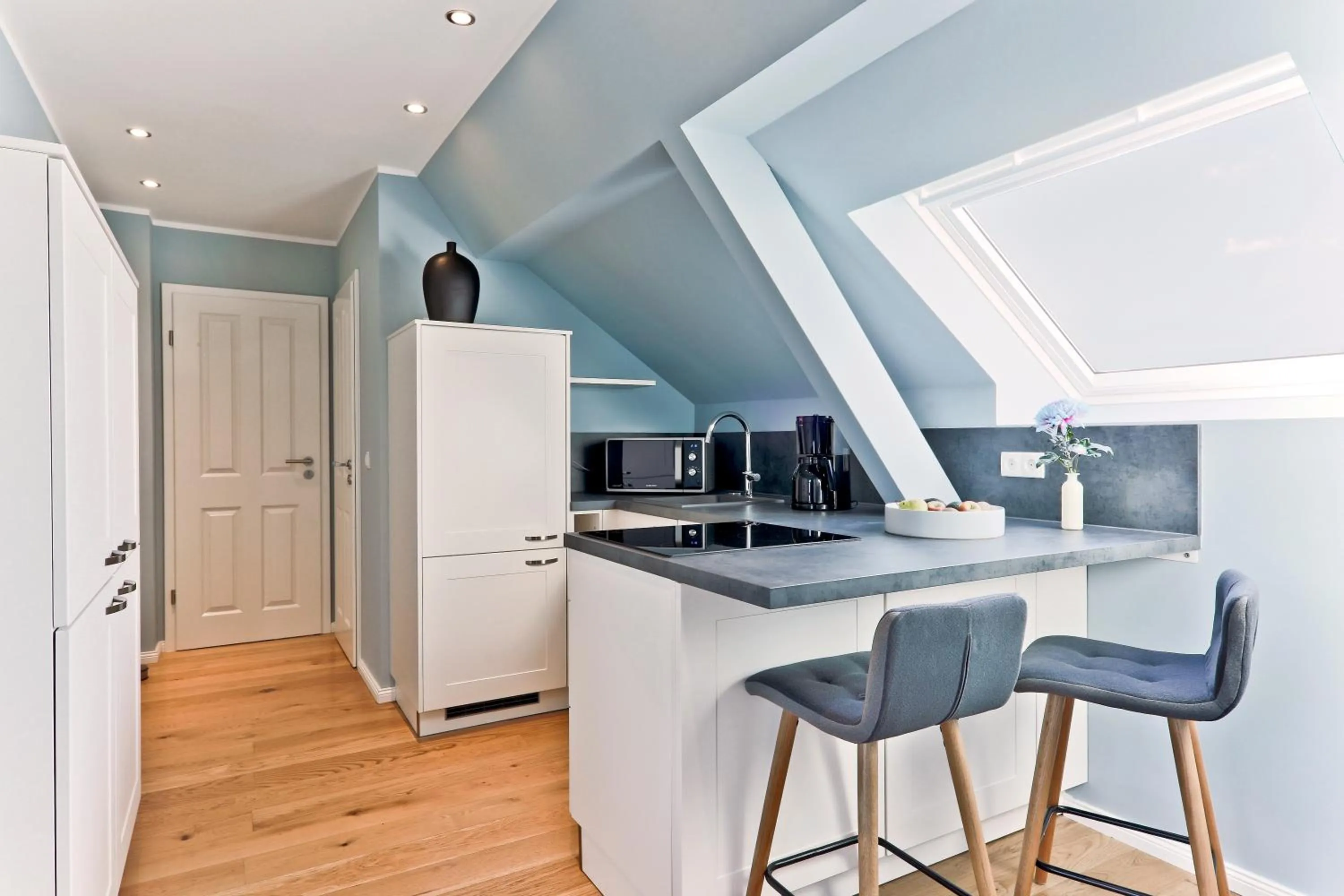 Kitchen or kitchenette in Astra Maris Apartments