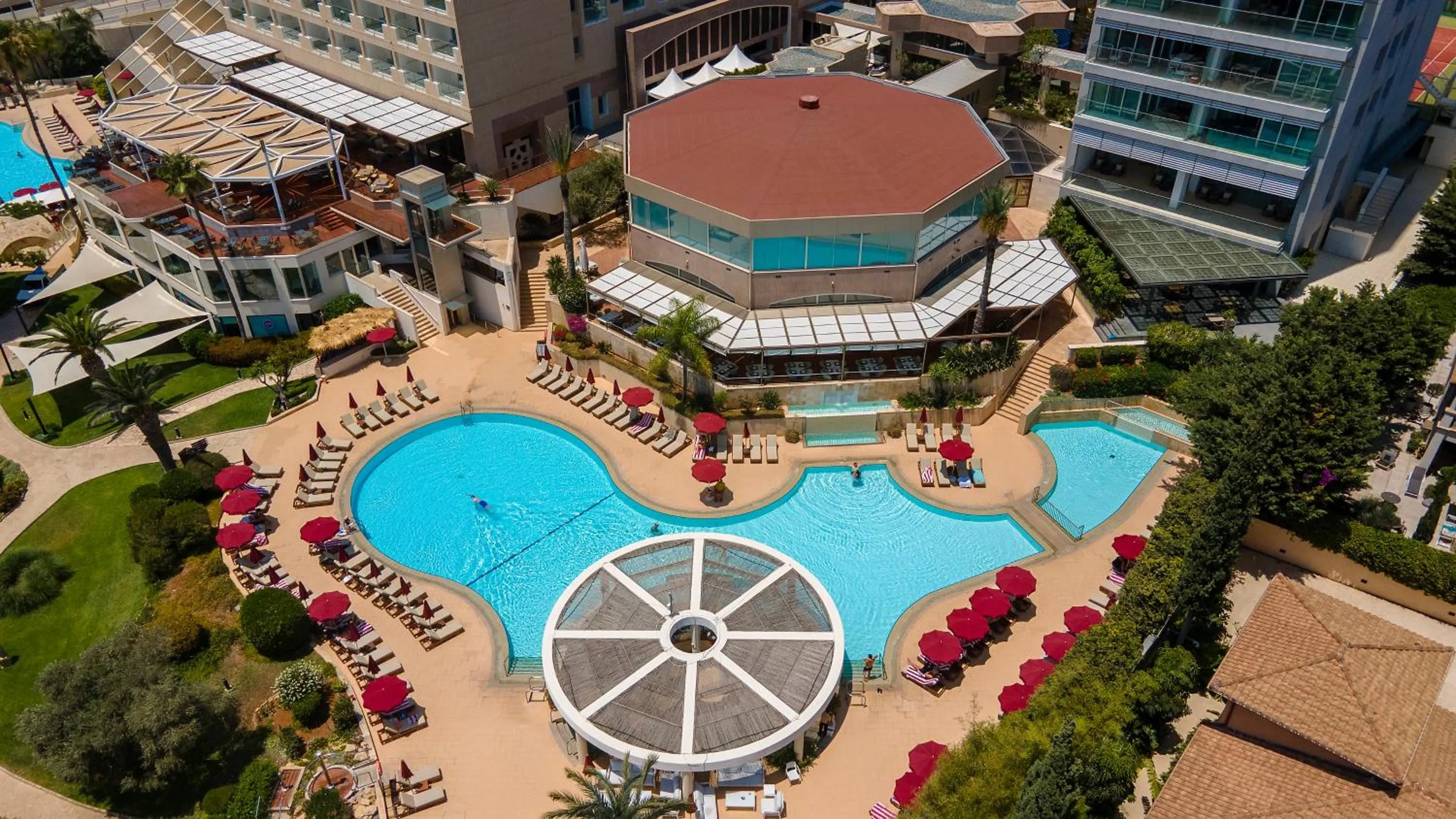 Bird's eye view in St Raphael Resort