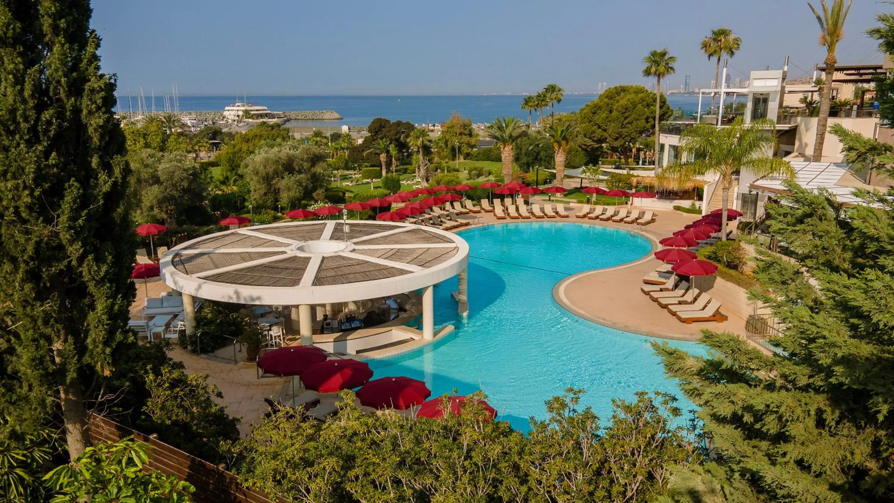 Garden view in St Raphael Resort
