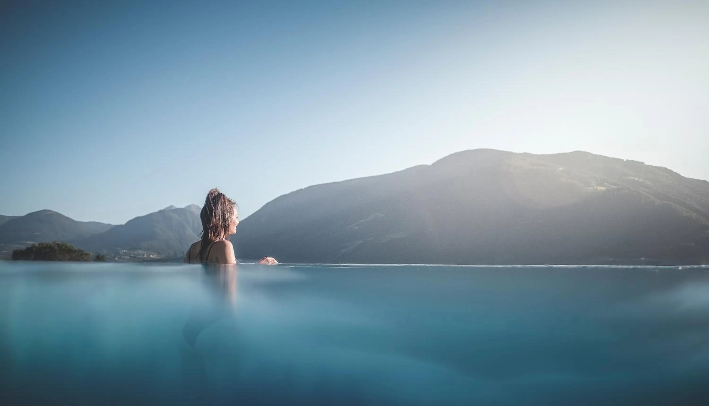 Swimming pool in Hotel Sonnbichl