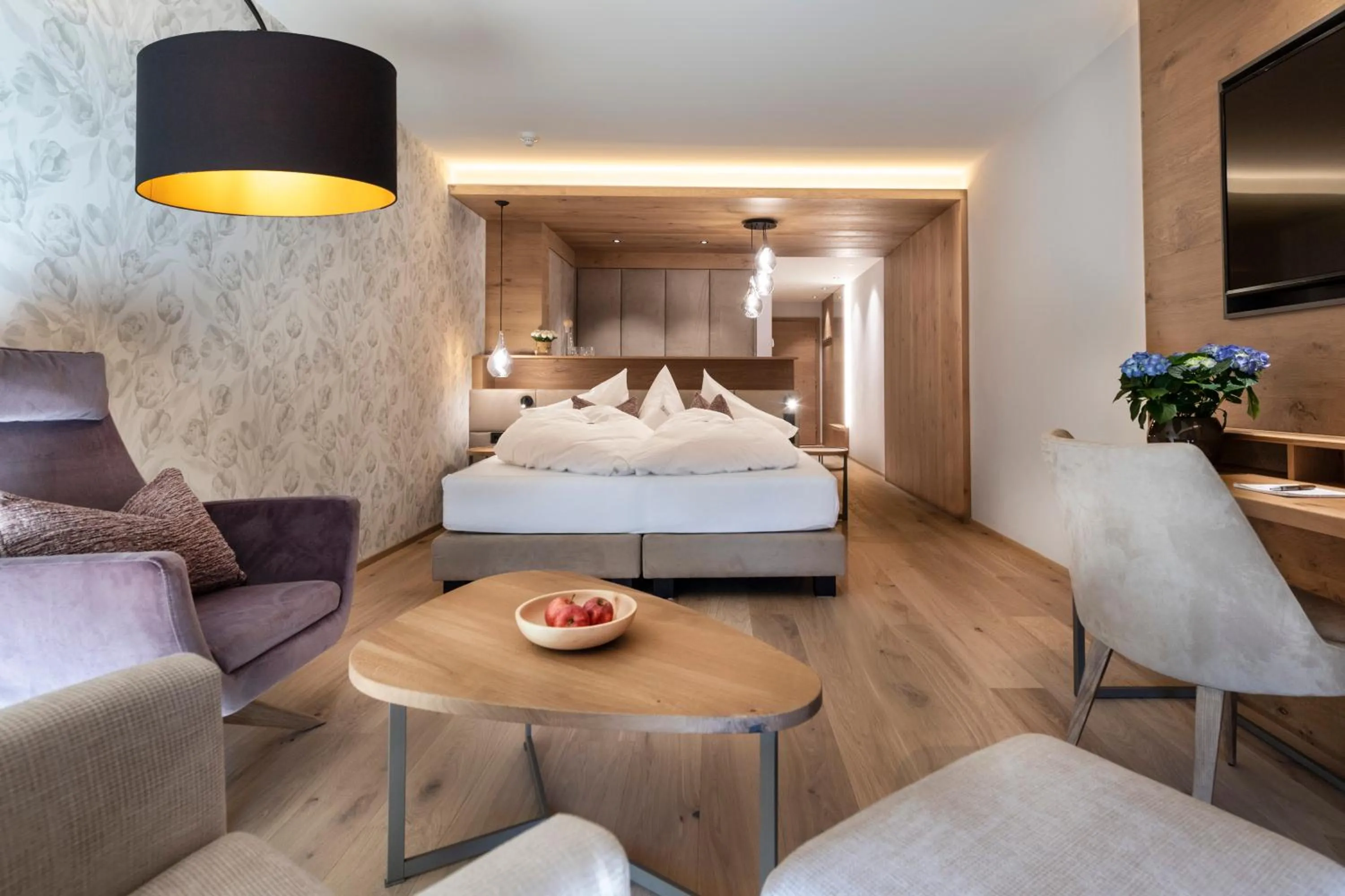 Bedroom, Bed in Hotel Sonnbichl