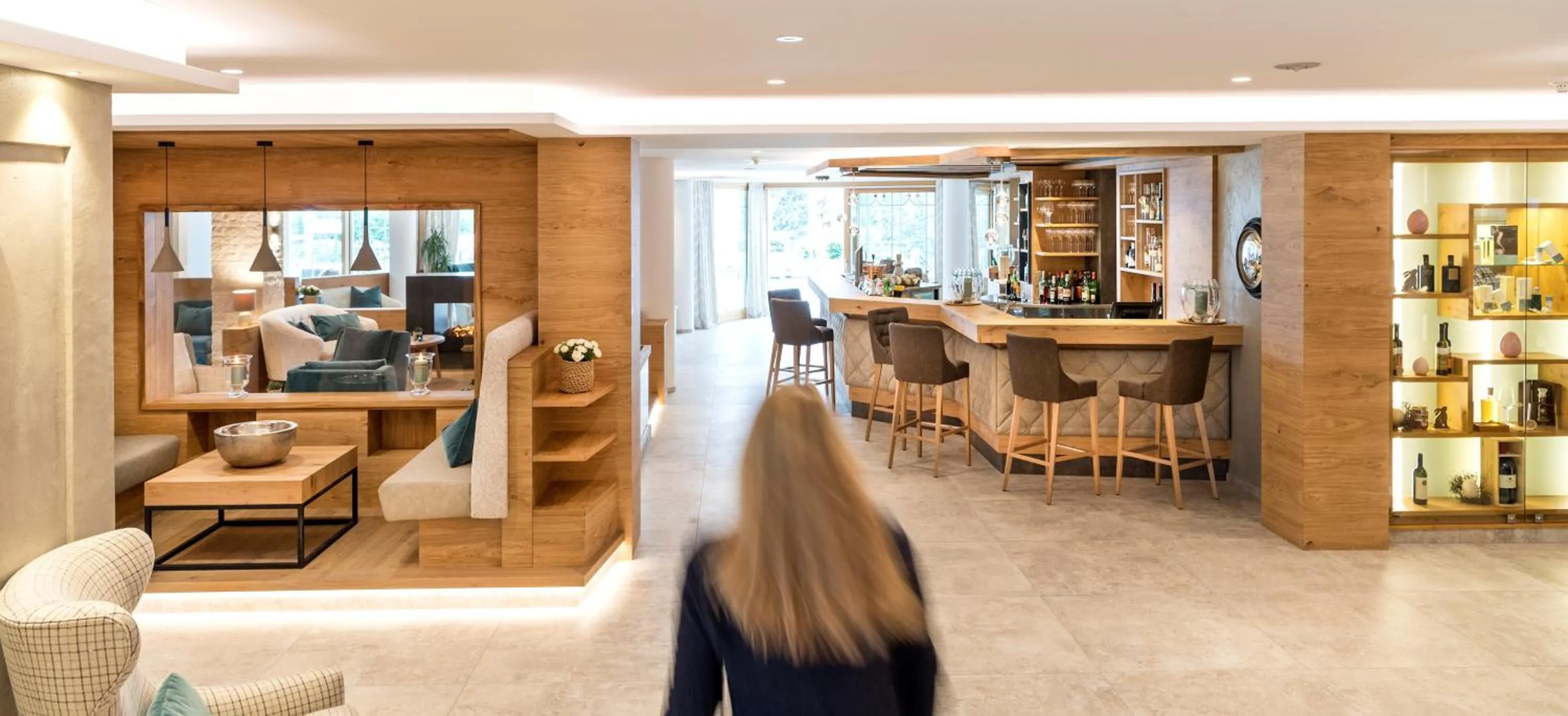 Lobby or reception in Hotel Sonnbichl