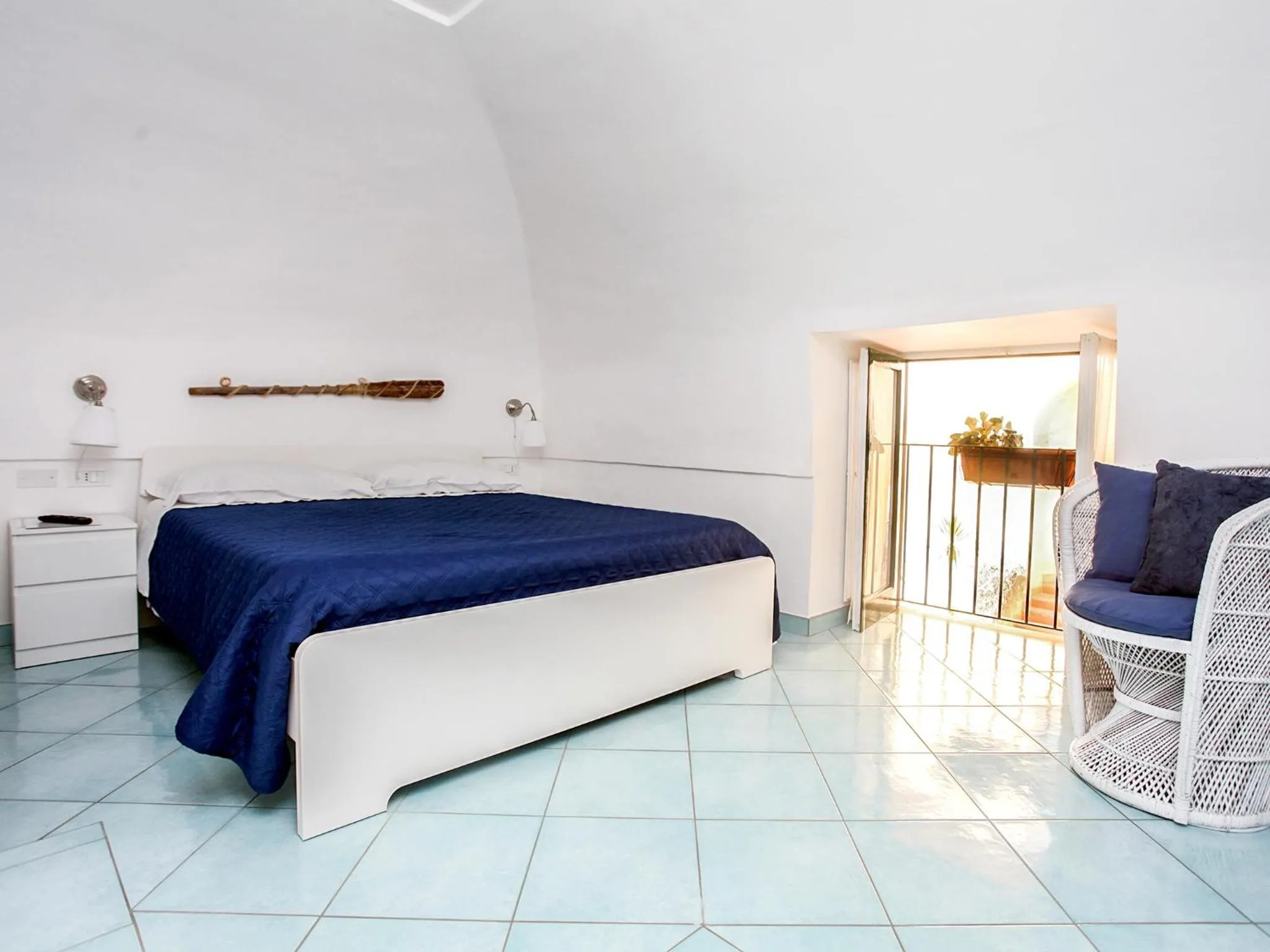 Bed in B&B La Grotta Marina