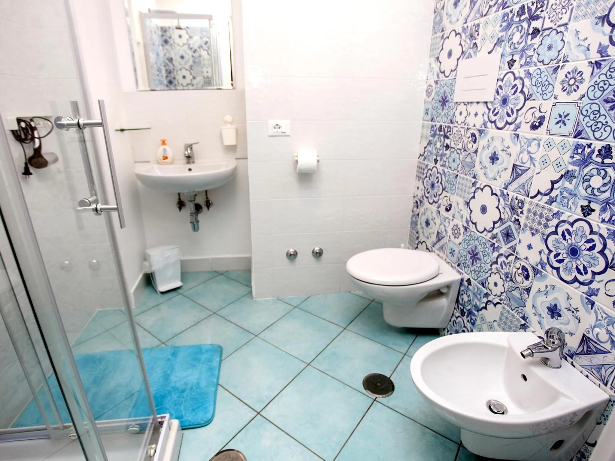 Bathroom in B&B La Grotta Marina