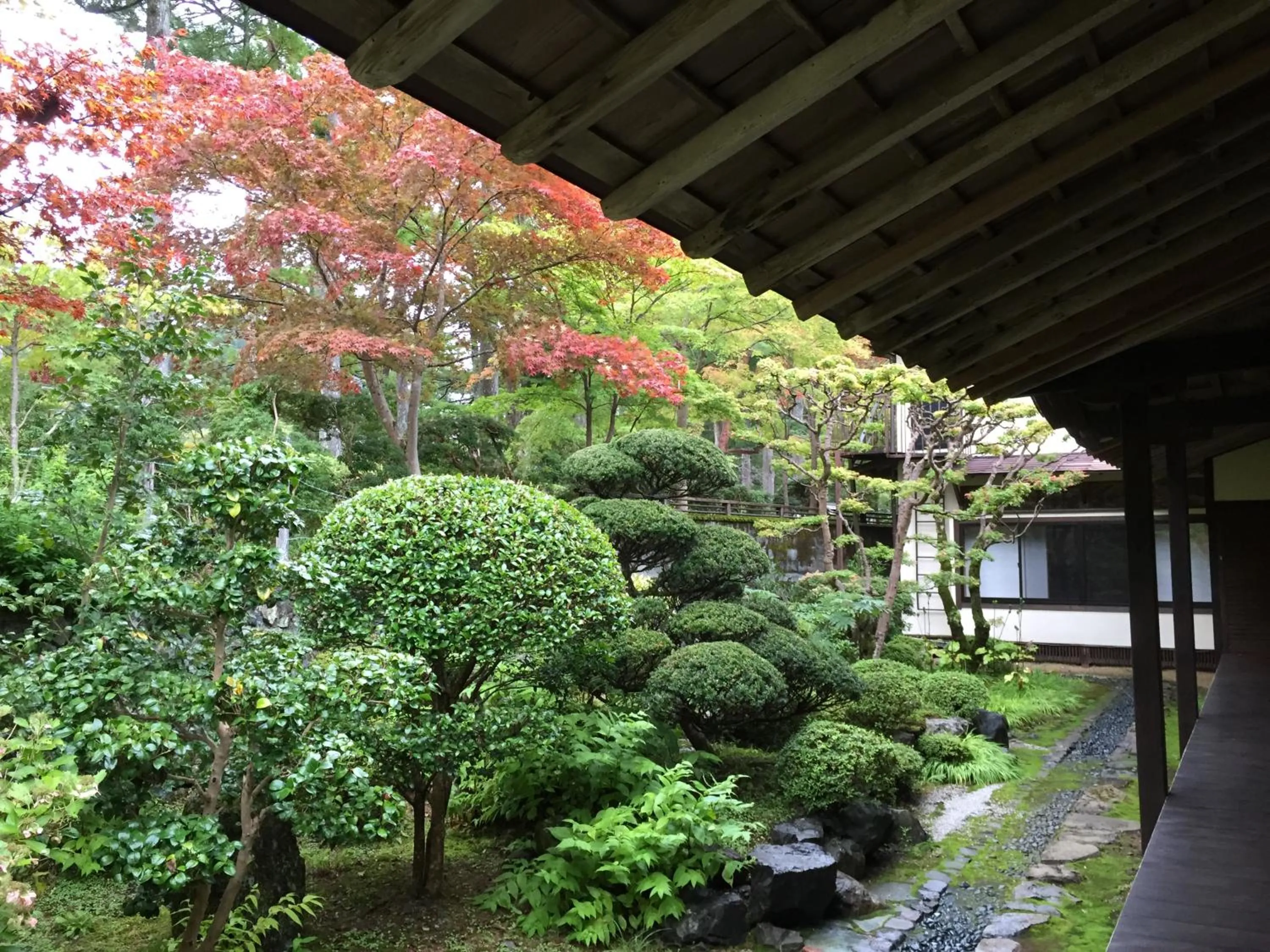 Garden in Koyasan Shukubo Jokiin