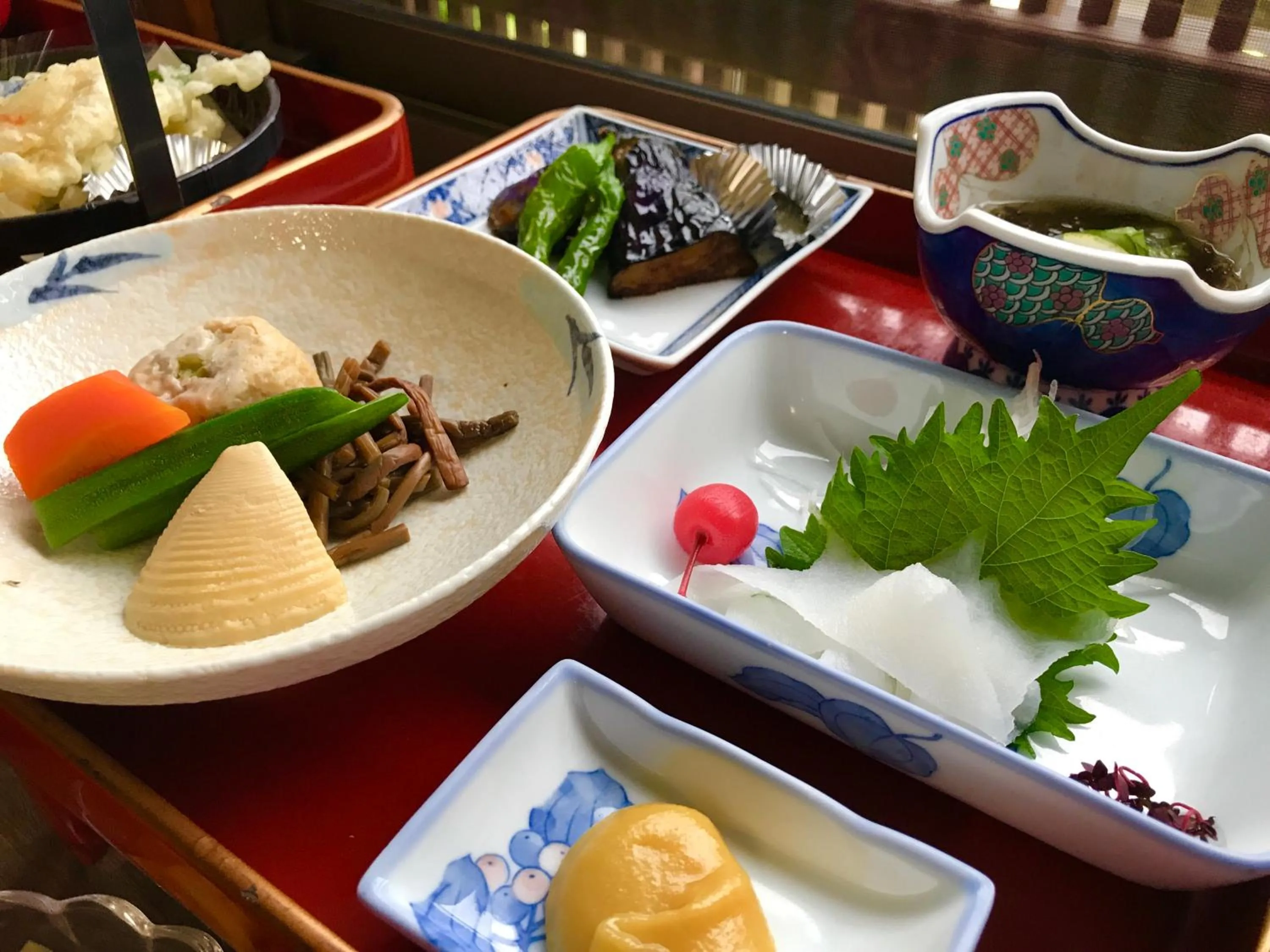 Dinner in Koyasan Shukubo Jokiin